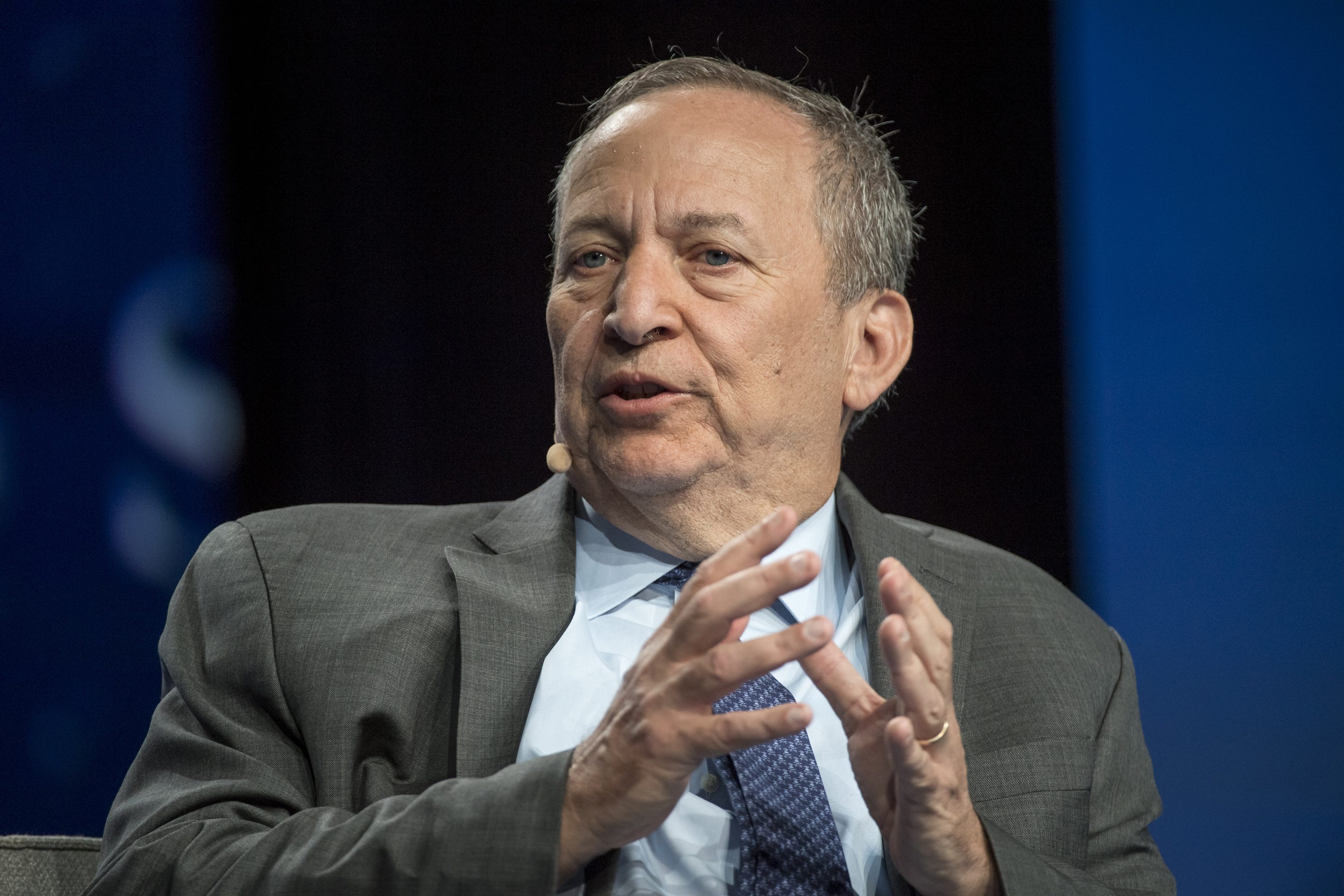 Lawrence H. "Larry" Summers, former U.S. Treasury secretary, speaks during the Skybridge Alternatives (SALT) conference in Las Vegas, Nevada on May 11, 2016.