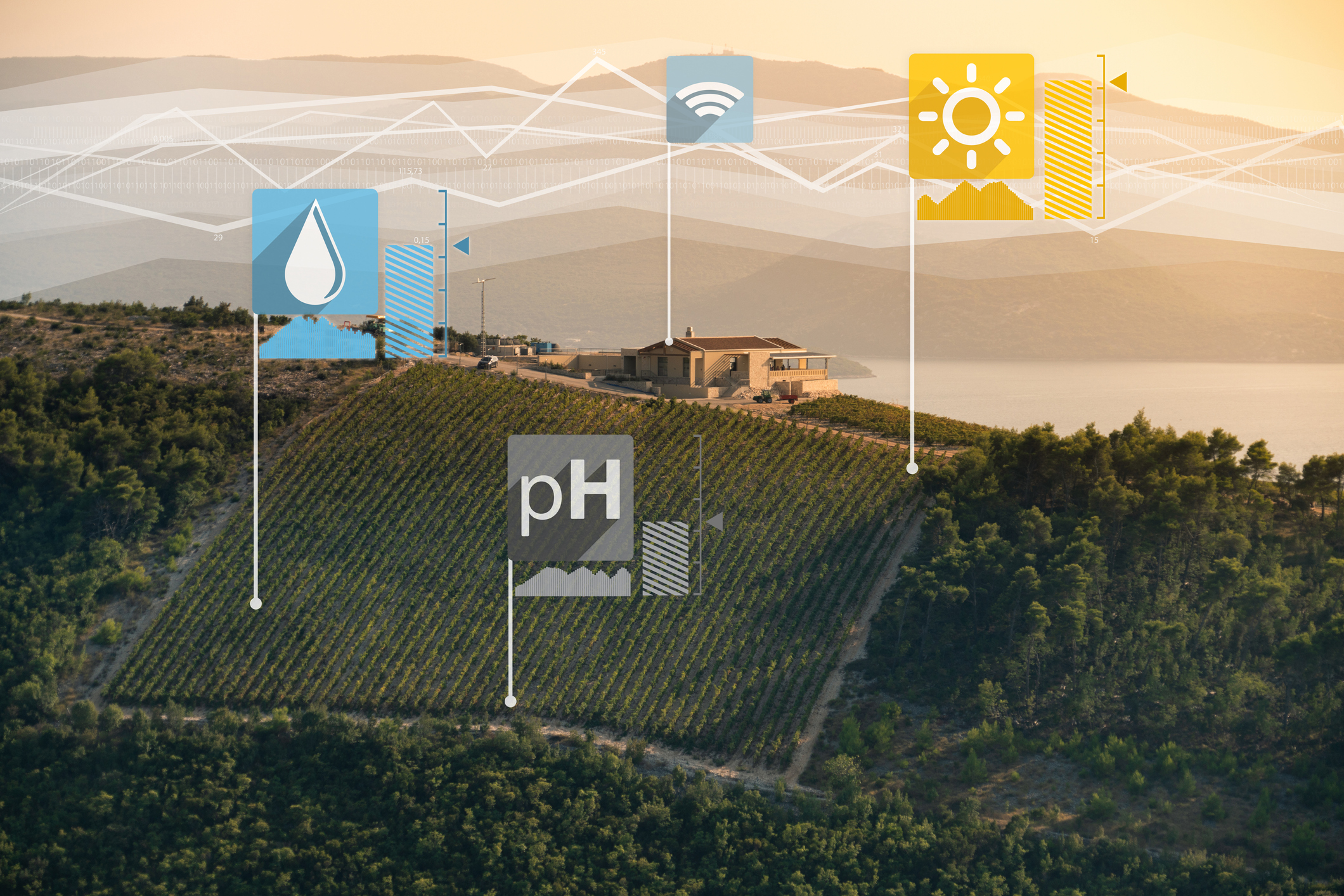 Seeing so much tech in California wine country is both expected and yet not.