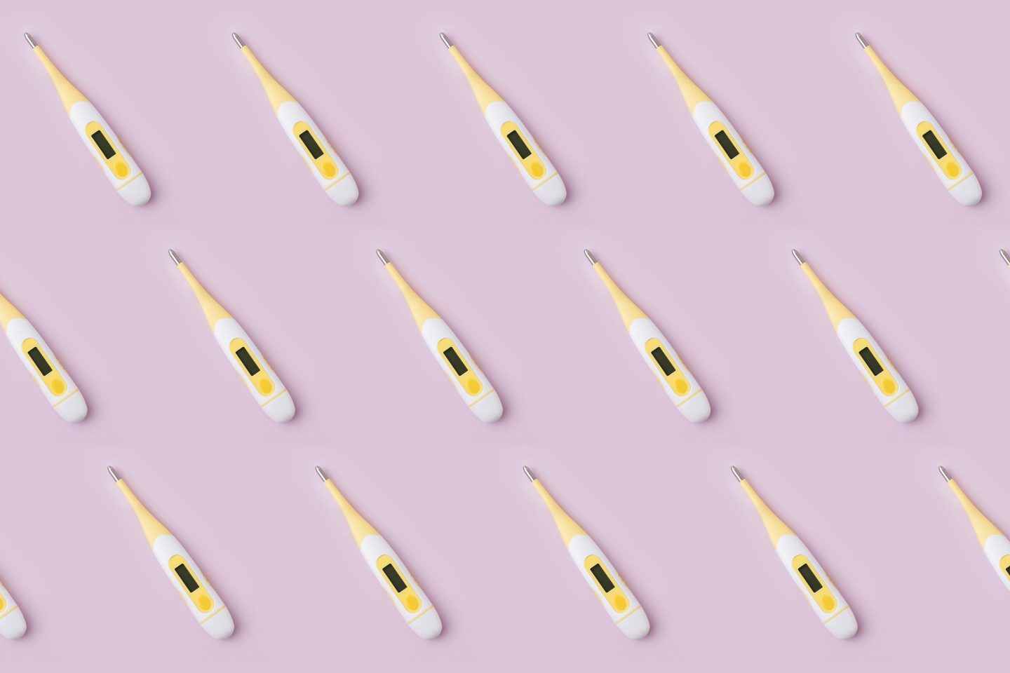 Digital thermometer pattern