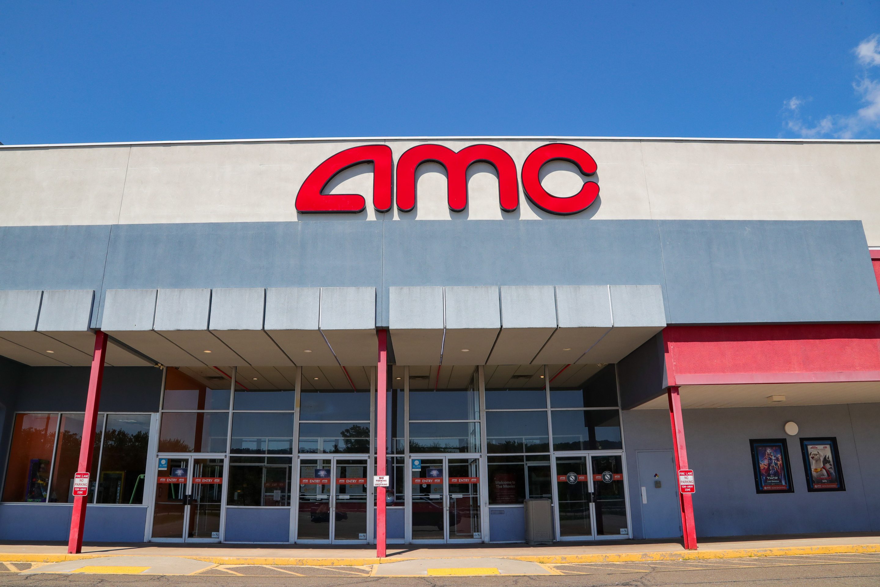 An exterior view of the AMC Classic Bloomsburg 11 theater.