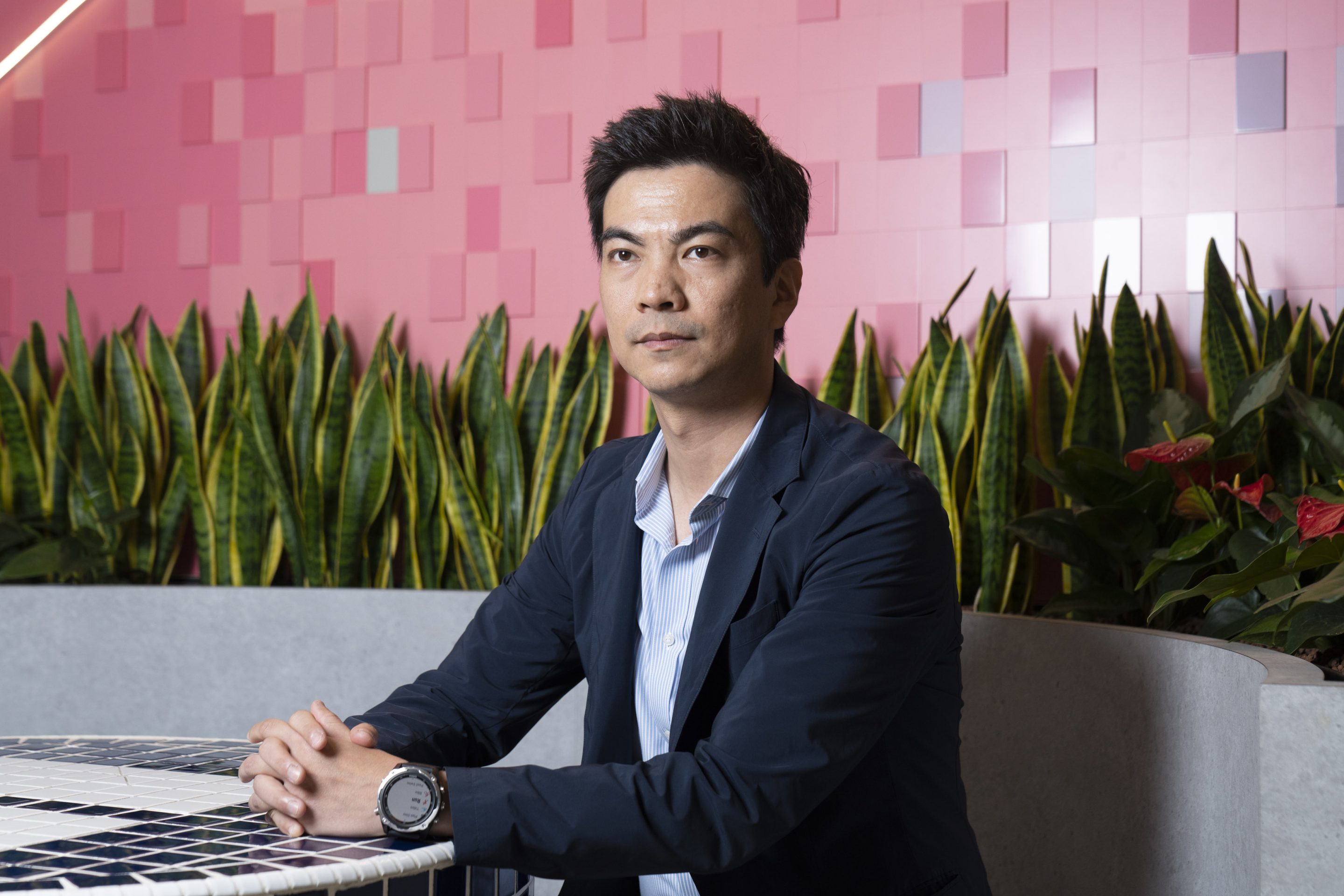 James Dong, CEO of Lazada Group, at the company's headquarters in Singapore on Aug. 30, 2022.