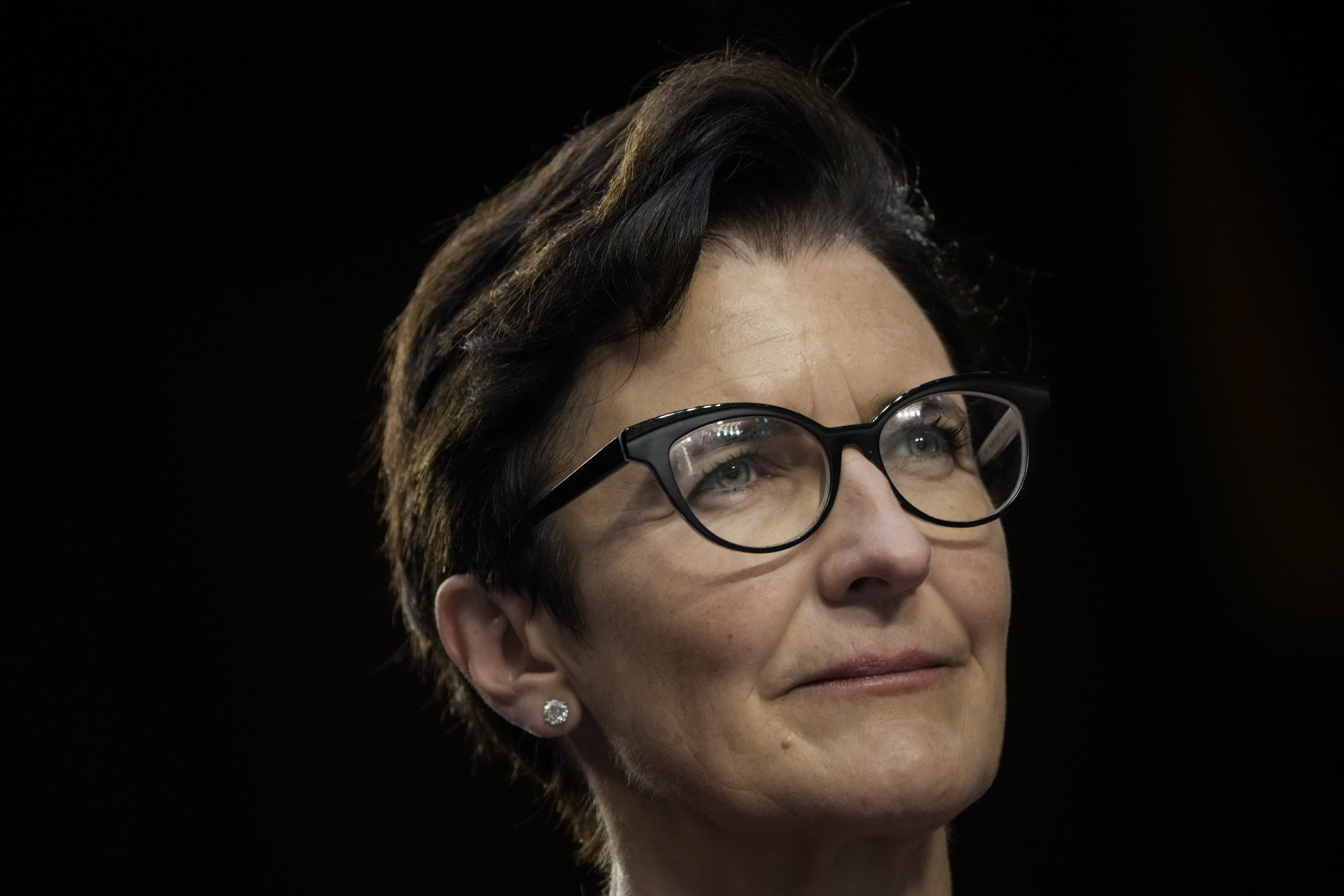 Citigroup CEO Jane Fraser testifies during a Senate Banking, Housing, and Urban Affairs Committee hearing on Capitol Hill September 22, 2022 in Washington, DC.