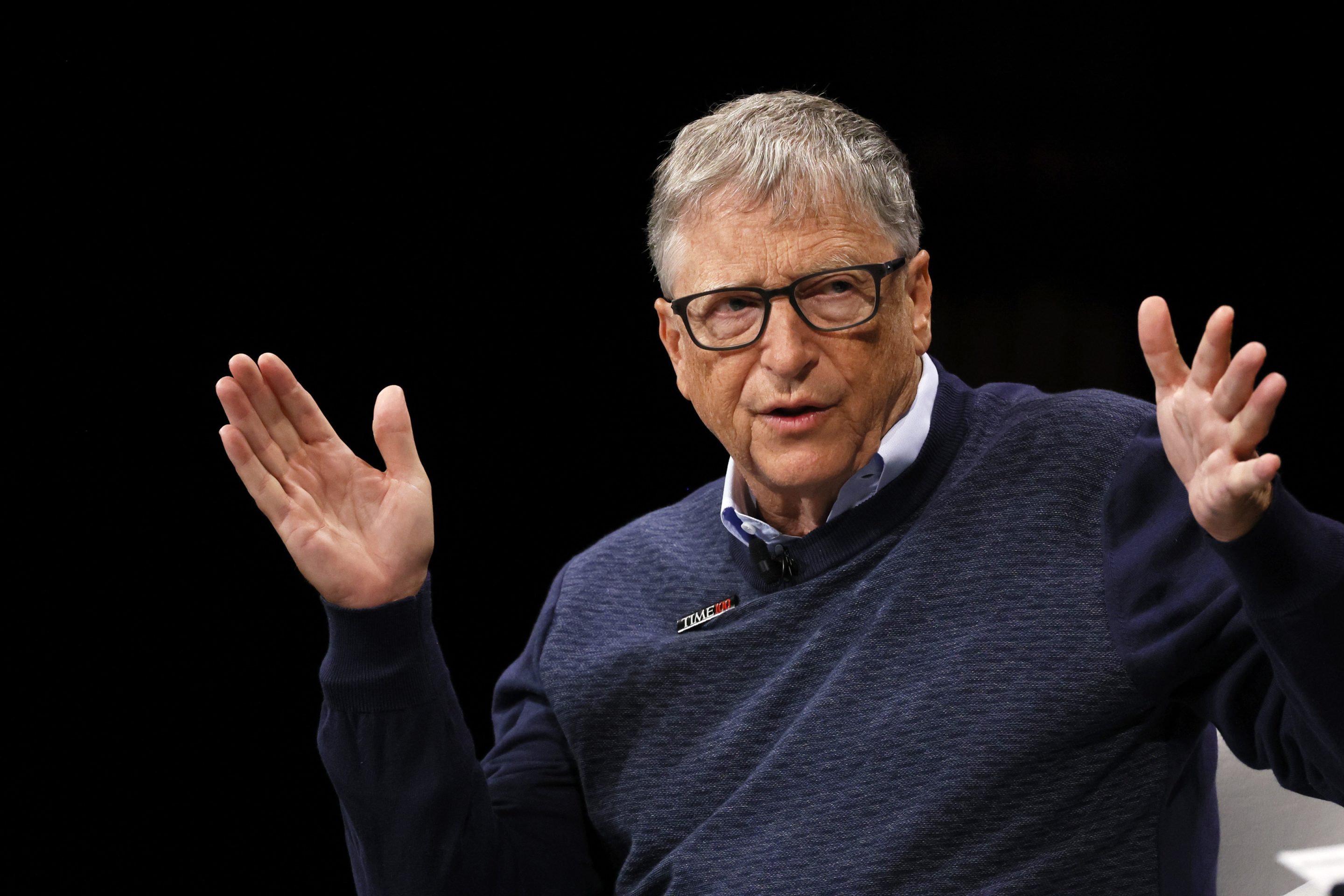 Bill Gates at TIME100 summit