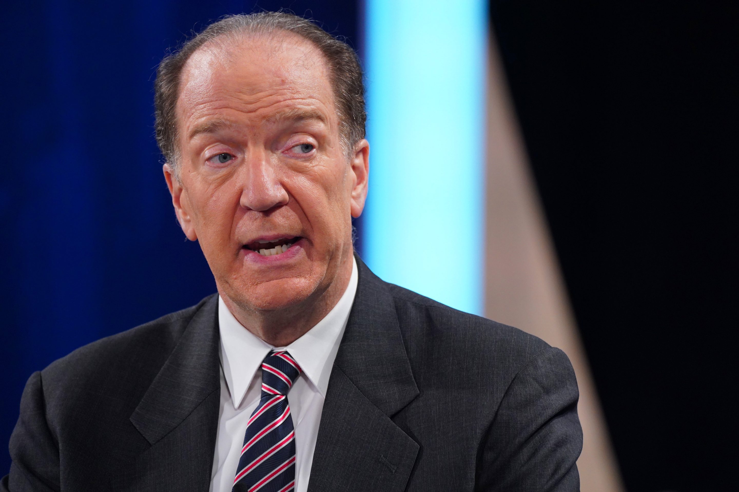 David Malpass speaking at the Concordia Summit
