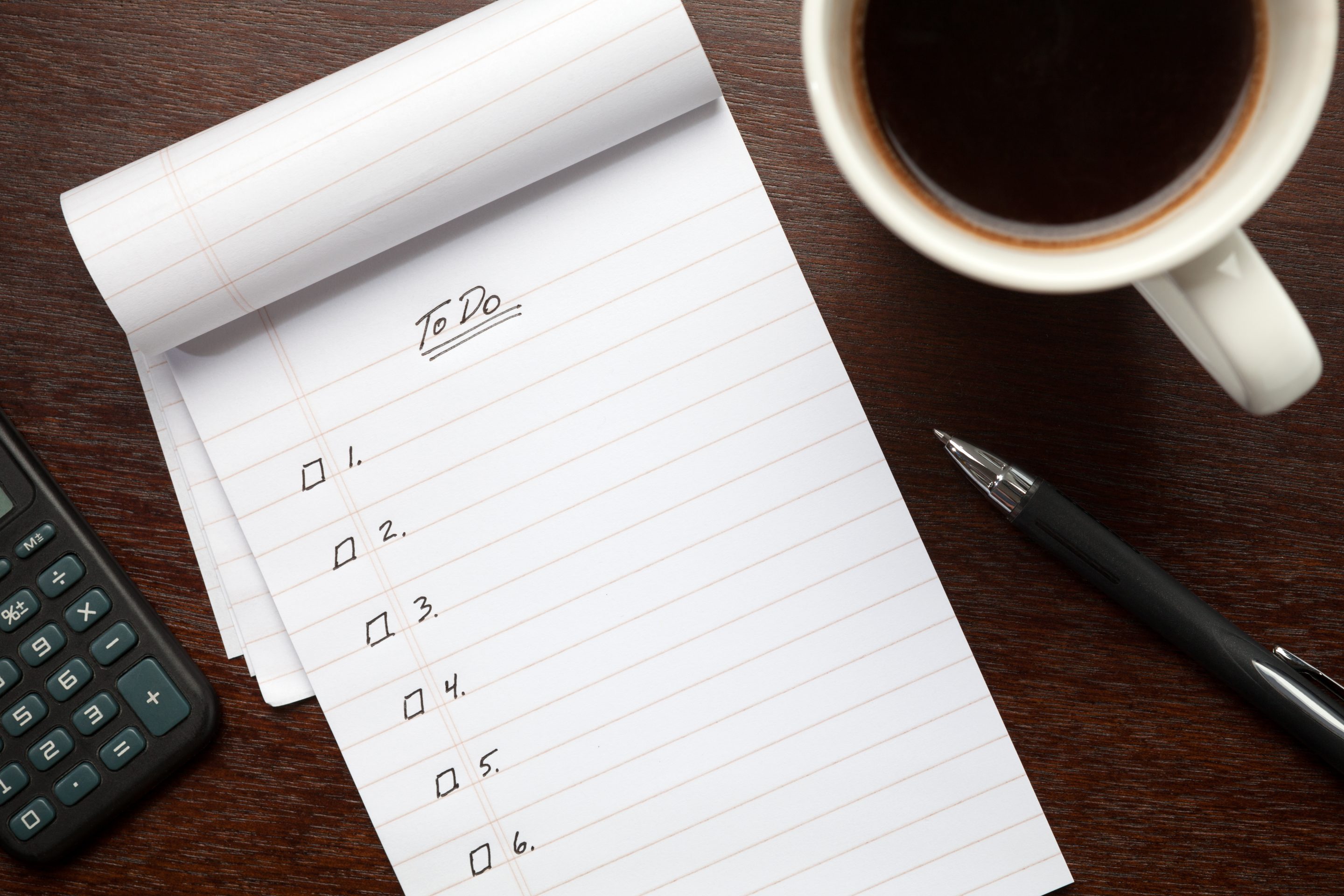 The Ivy Lee method consists of listing the most important six tasks in order of importance.