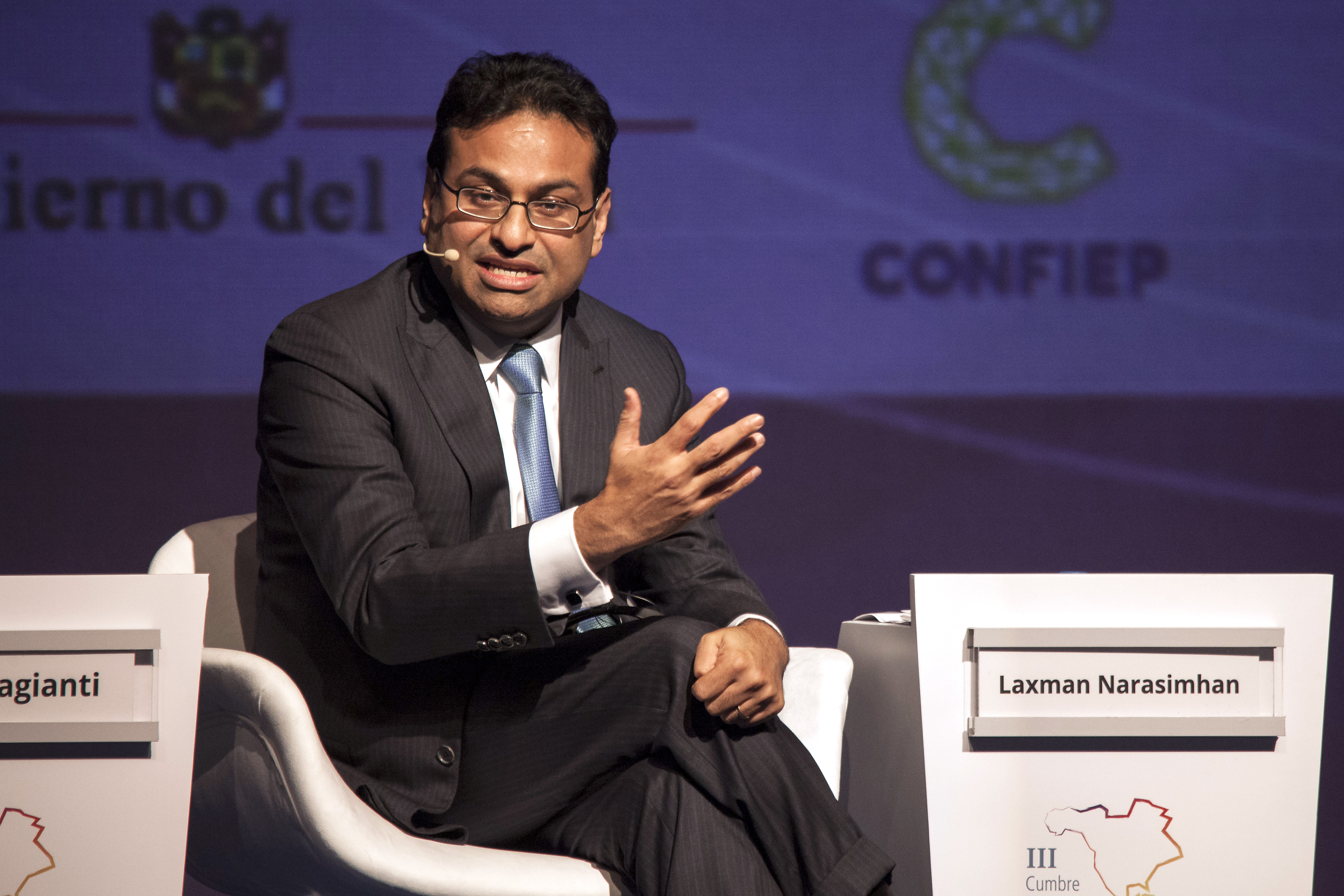 Laxman Narasimhan, who will become the new CEO of Starbucks.