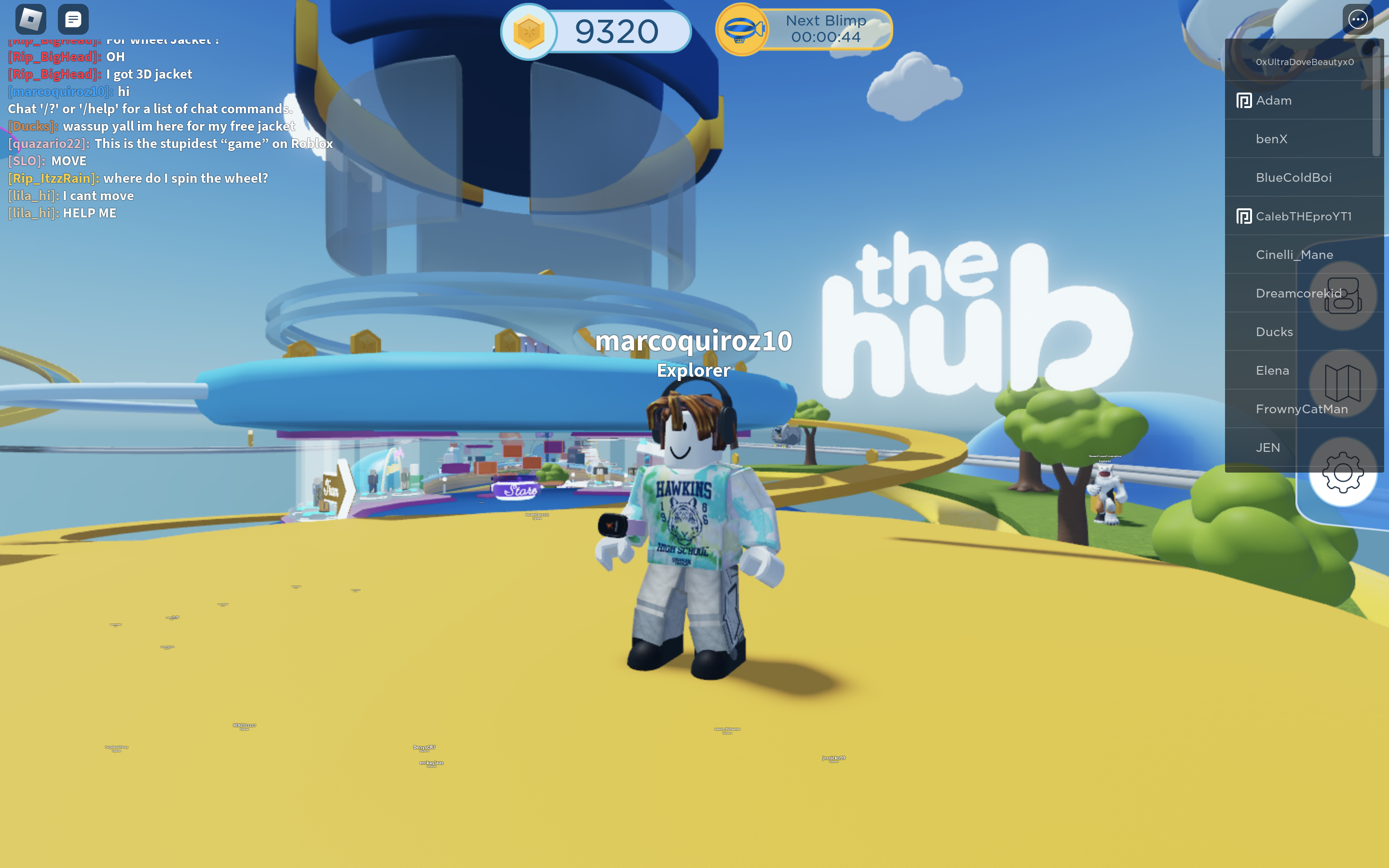 Avatar in Walmart's Roblox world