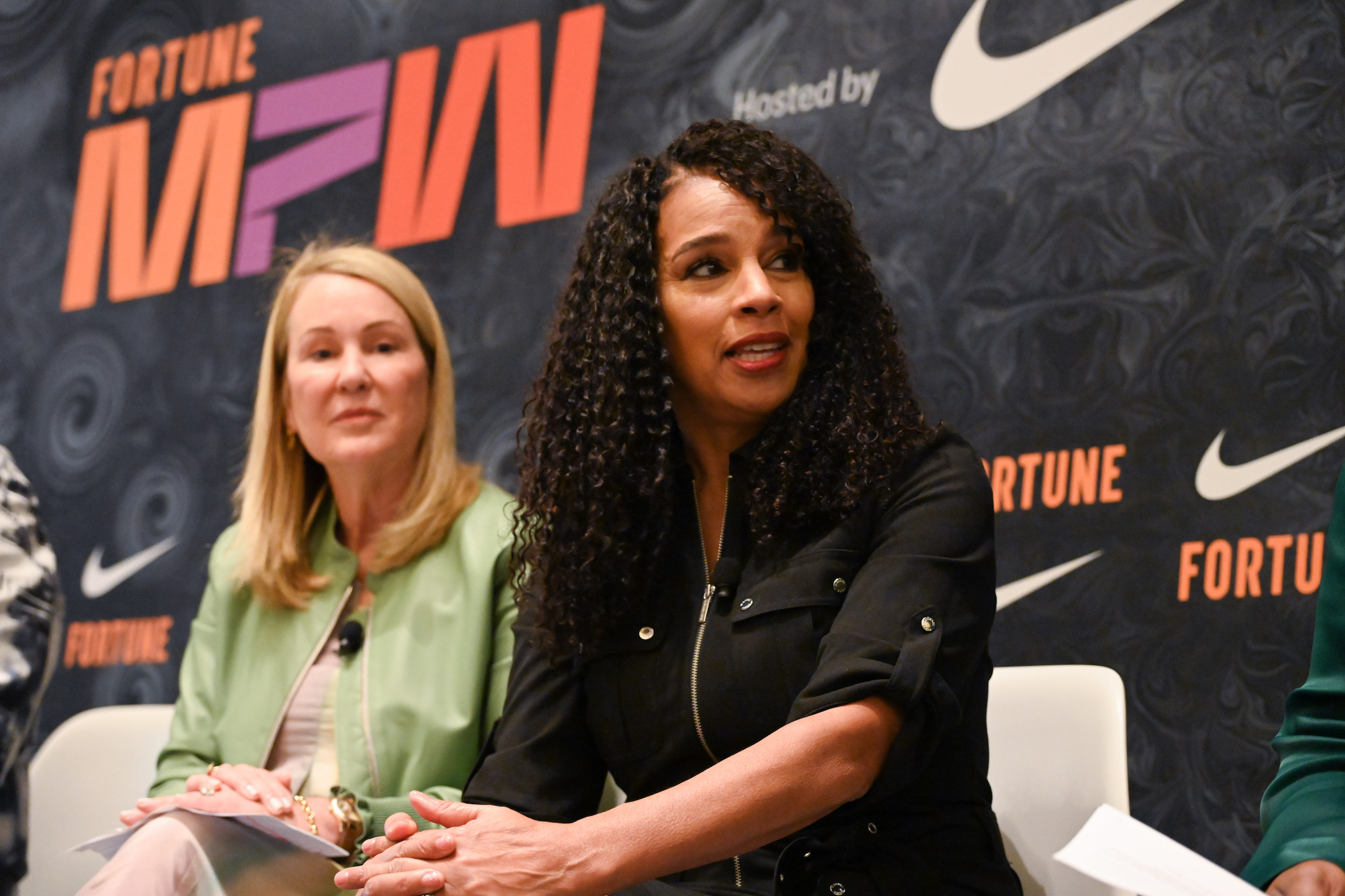 Executives from Nike, Adecco, and Elevance Health discuss the 50th anniversary of Title IX and how the business of sports is transforming at Fortune's Most Powerful Women summit in Laguna Niguel, Calif. October 10th, 2022.