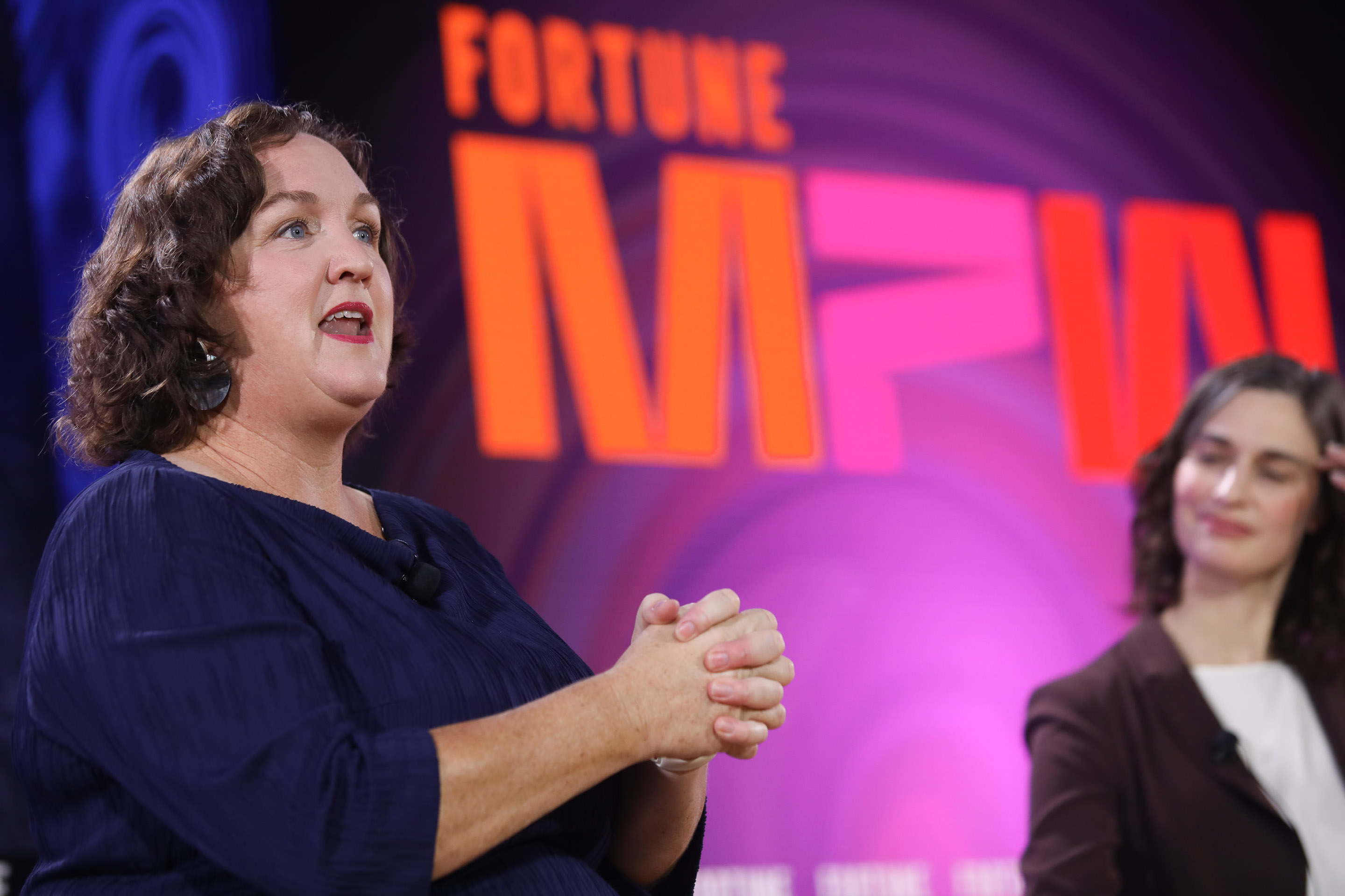 Rep. Katie Porter (D-Calif.) onstage at Fortune’s Most Powerful Women Summit, Oct. 12, 2022. 