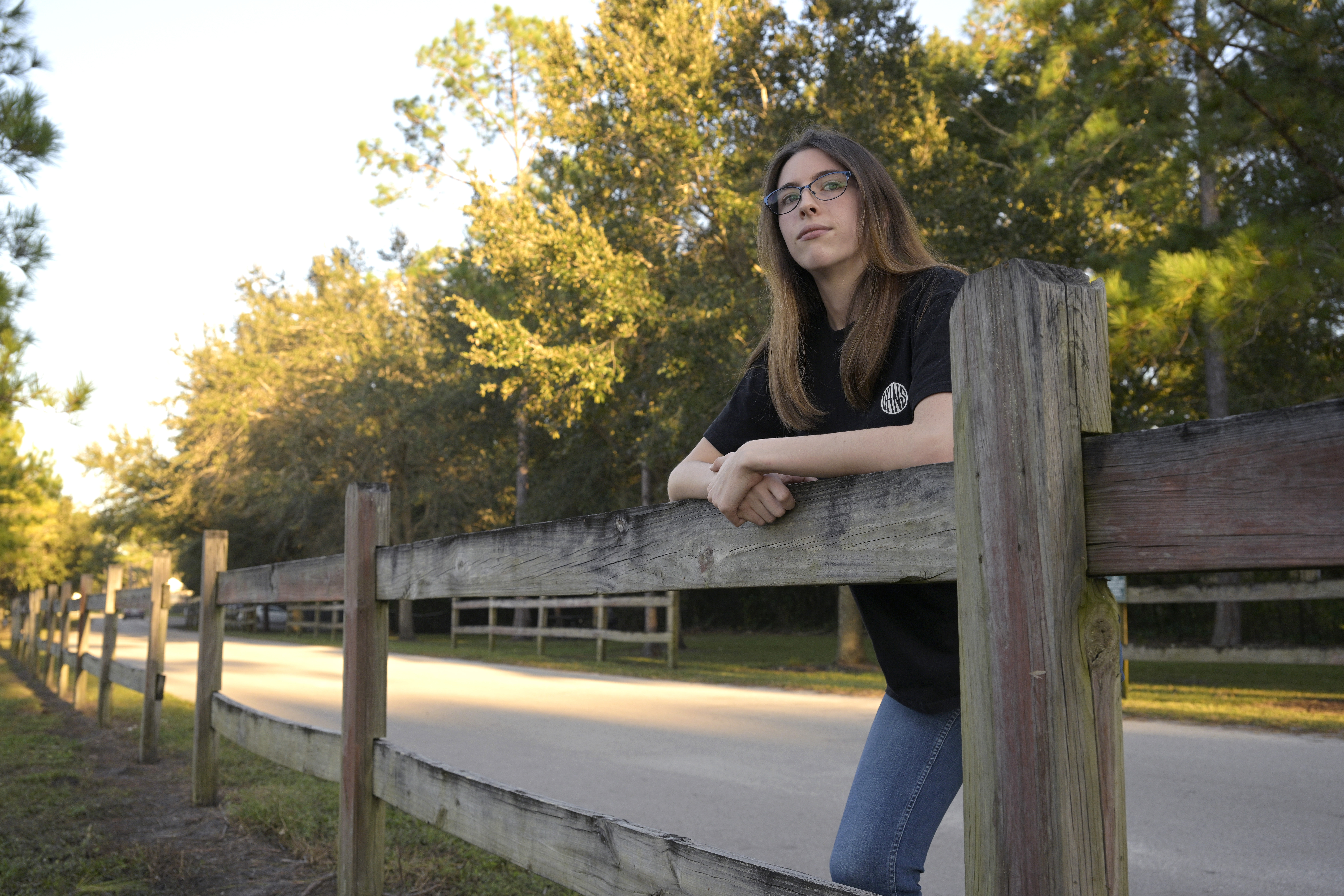 Alyssa Burns, 24, is photographed at a park on Oct. 7, 2022, in Orlando, Fla. It has always been difficult to be pregnant on the job and to raise a child, but especially so for low-wage workers. They are more likely to work in physically demanding roles with fewer labor protections and less flexibility than higher-wage jobs. When Burns, a warehouse worker earning $16 an hour, learned she was pregnant she came to the agonizing conclusion she couldn't go through with it.