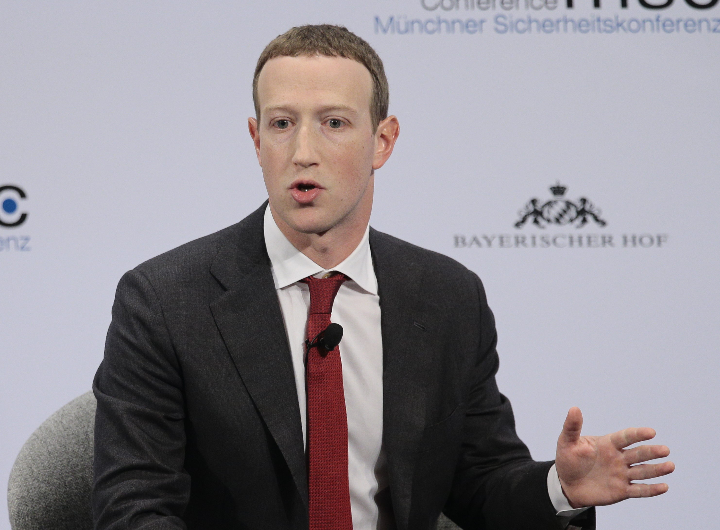 Facebook founder Mark Zuckerberg.