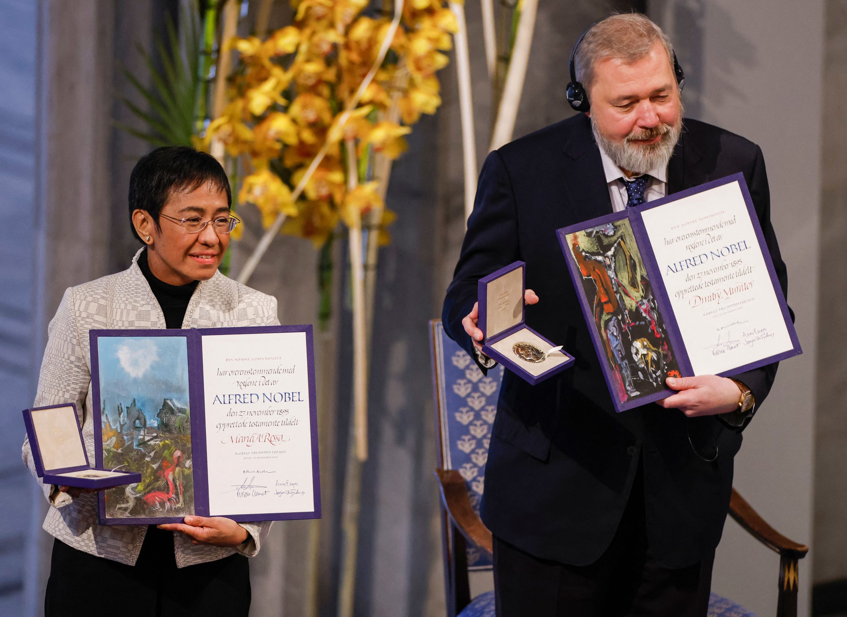 2021 Nobel peace prize winners