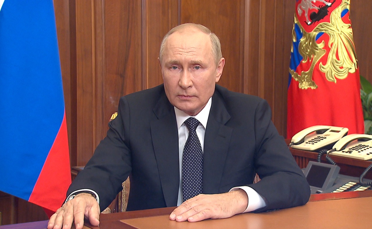 Photo of Vladimir Putin.