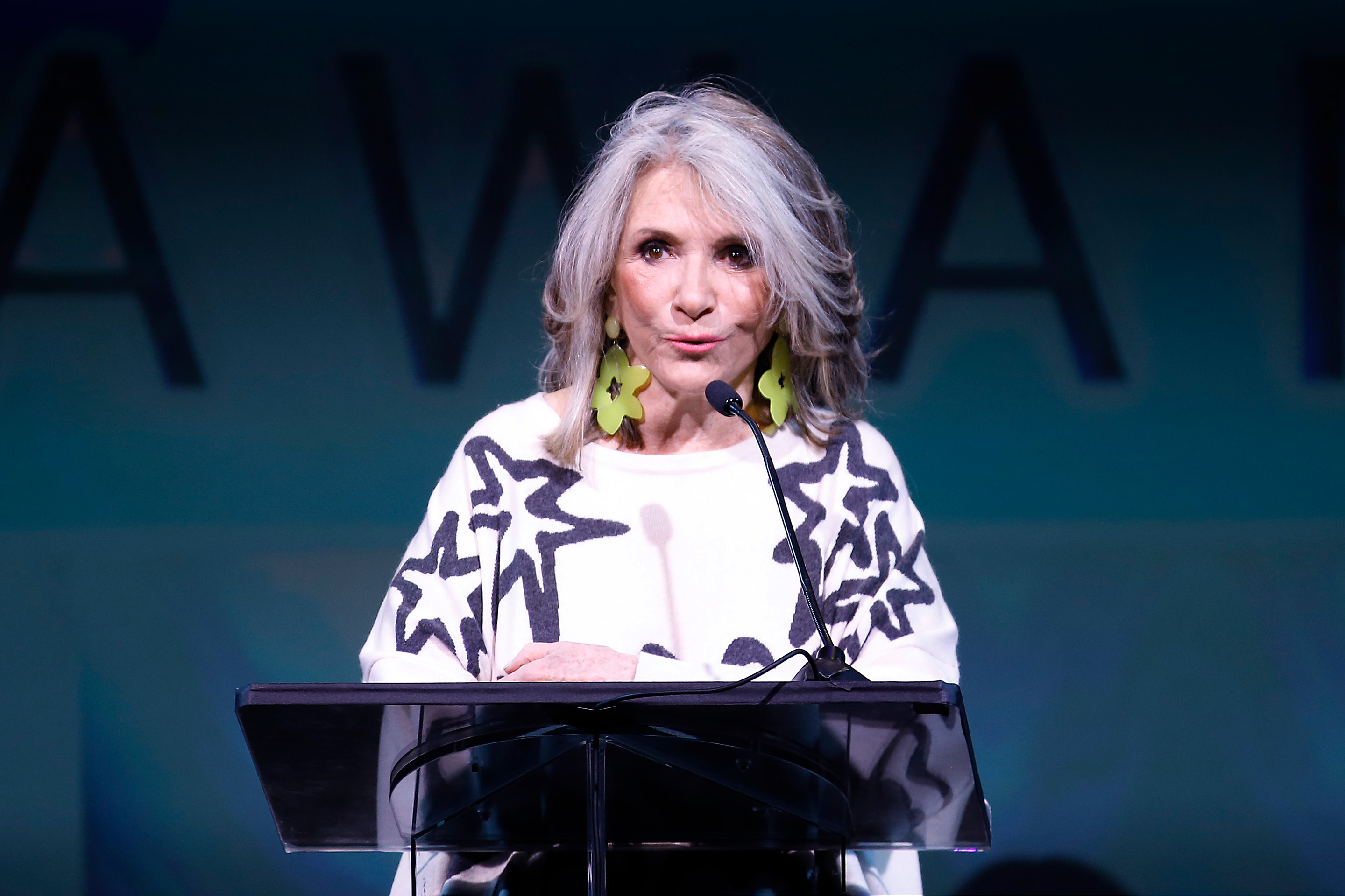 Sheila Nevins announces the nominees during the Critics Choice Documentary Awards presented by National Geographic documentary films at BRIC on November 14, 2021 in New York City.