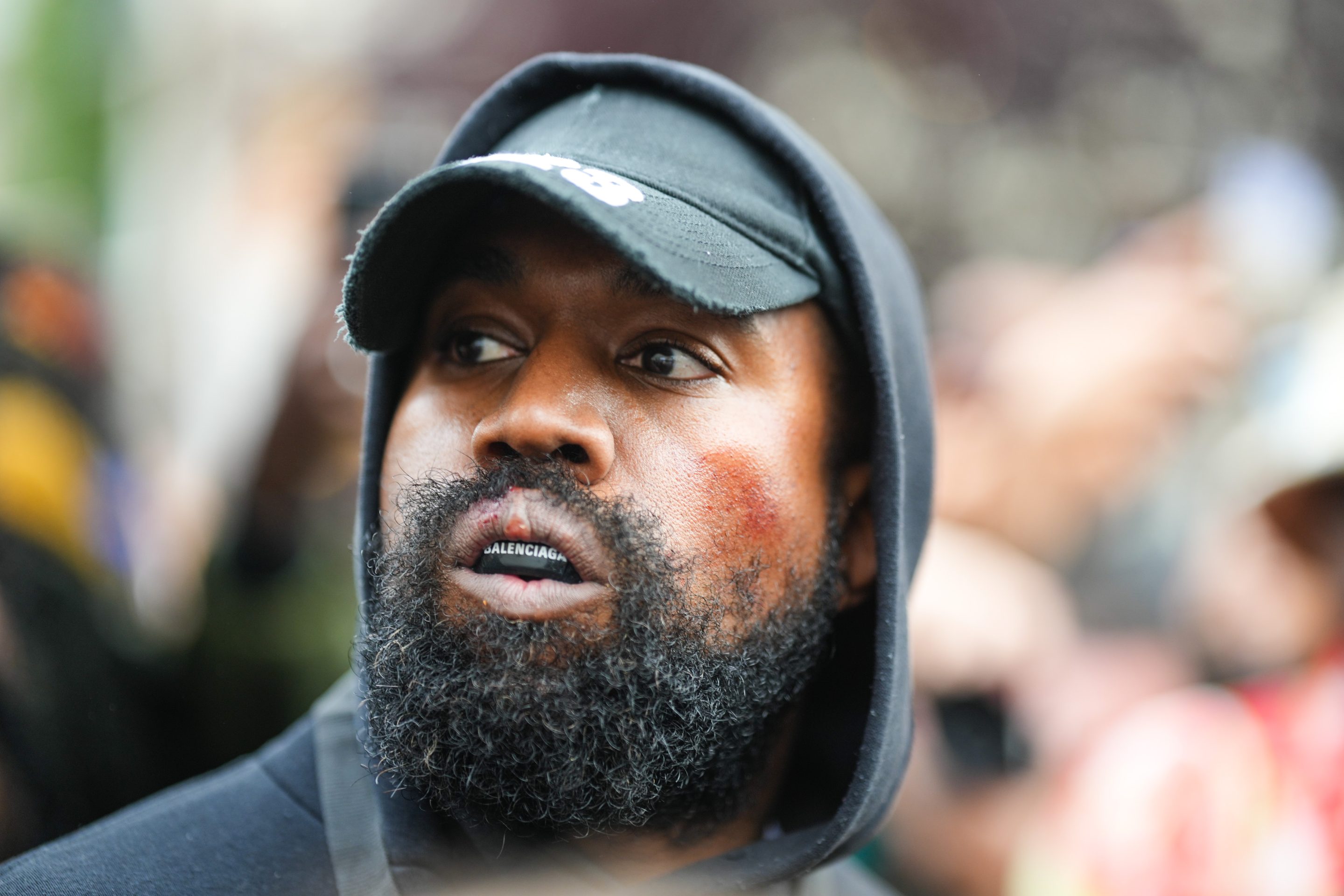 Photo of Kanye West.