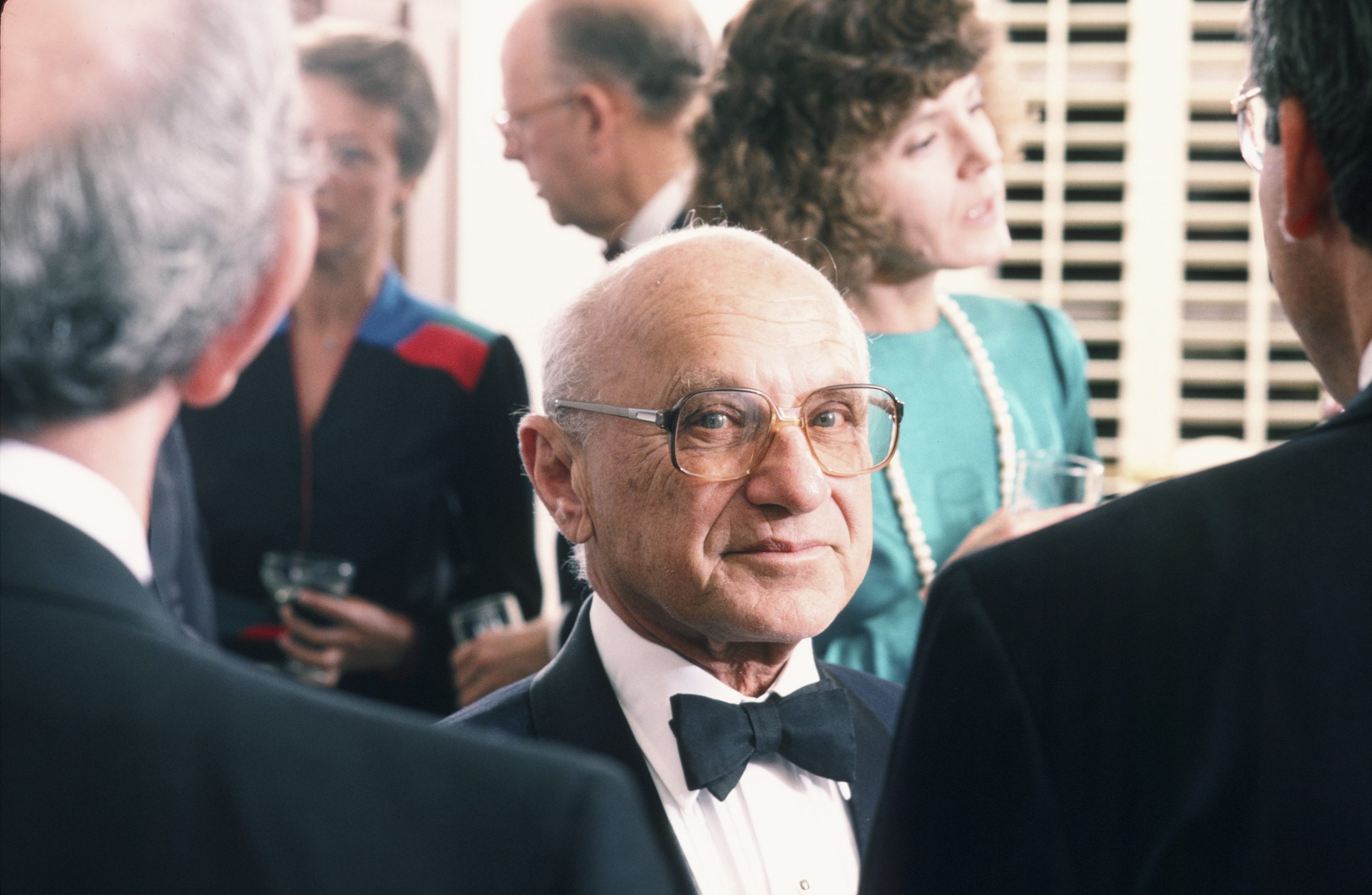 Economist Milton Friedman in 1986