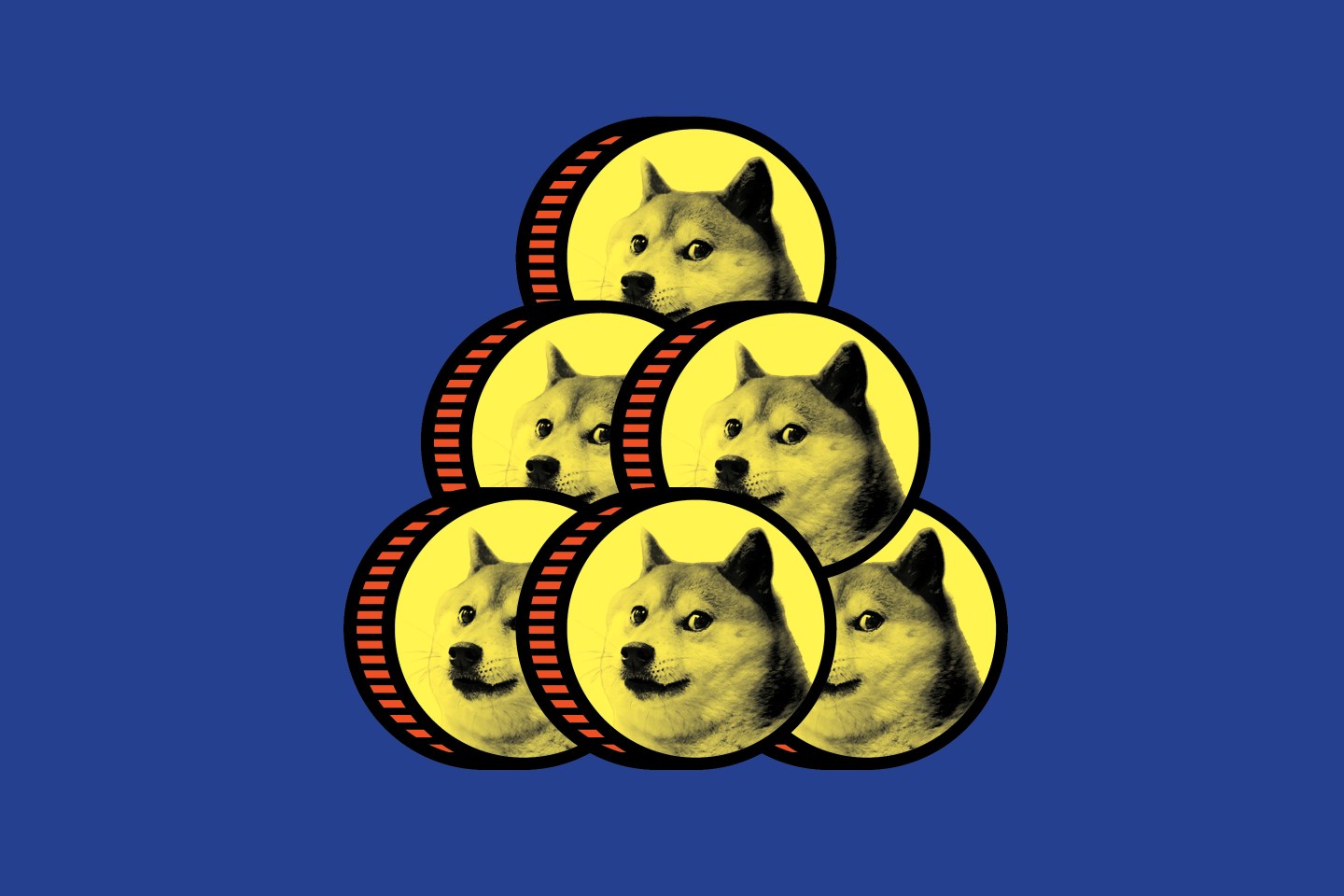 Pile of Dogecoins