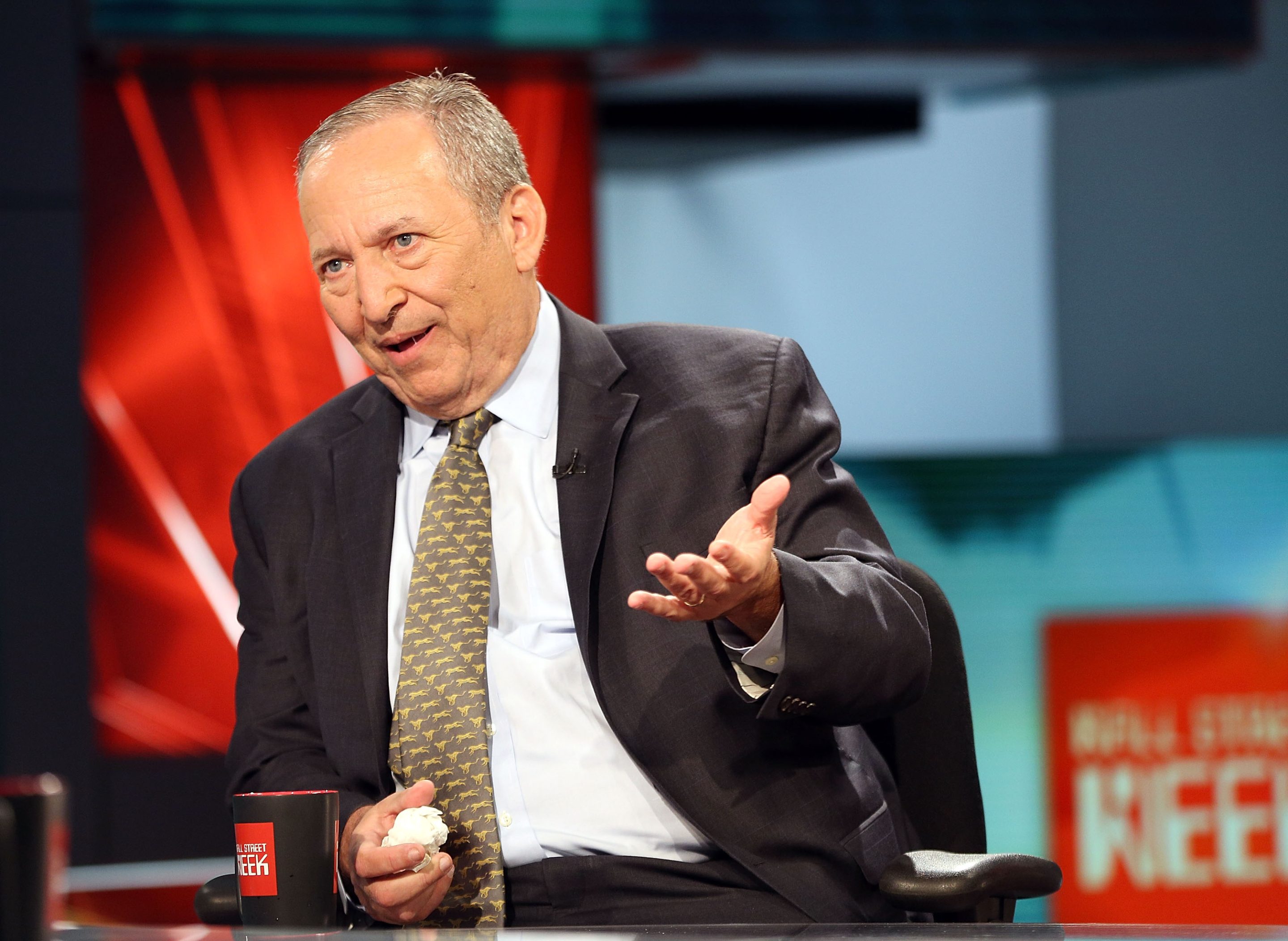 Former Treasury Secretary & White House Economic Advisor Larry Summers is interviewed by FOX Business' Maria Bartiromo at FOX Studios on May 24, 2017 in New York City.