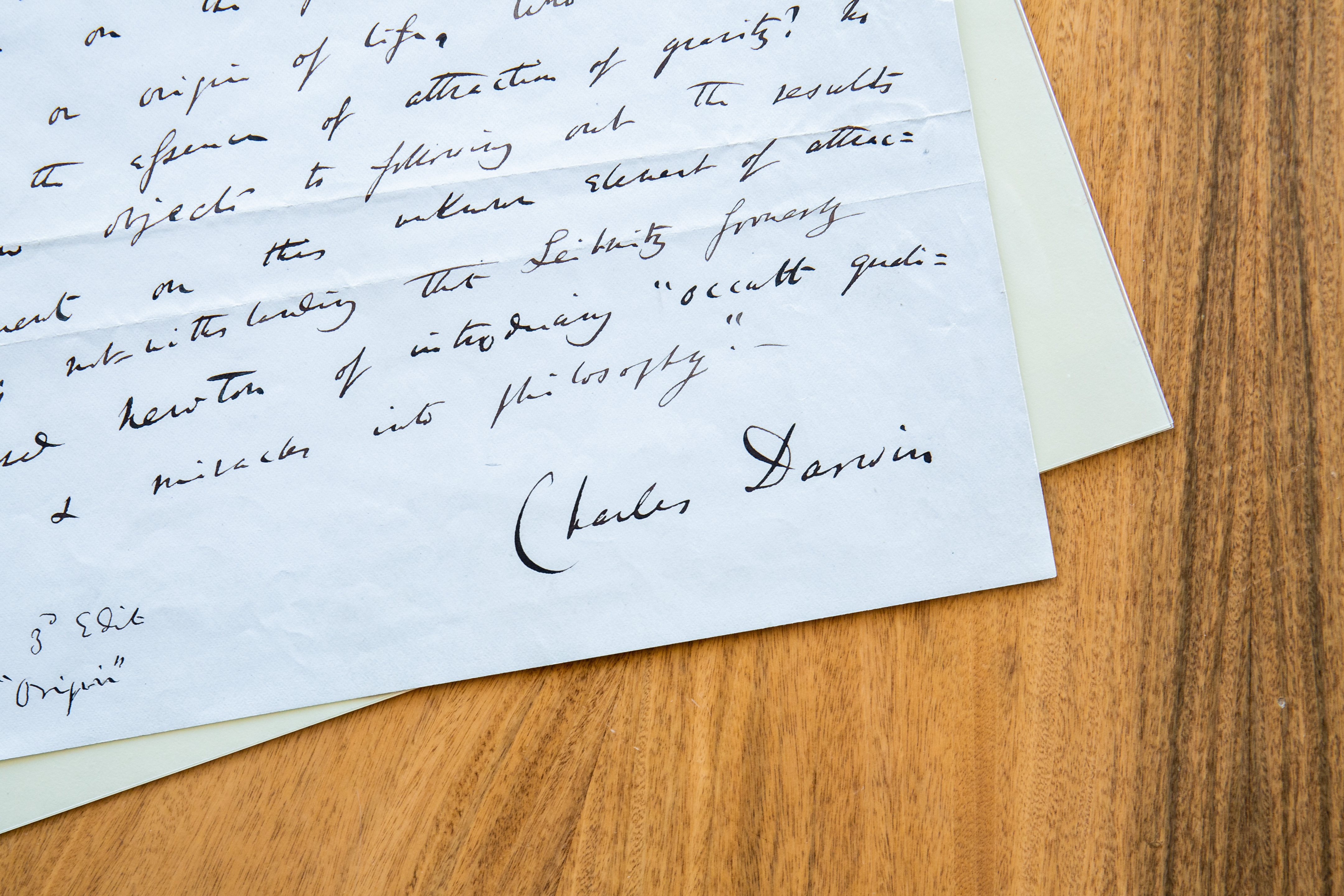 A rare manuscript featuring Charles Darwin's signature is expected to break a world record at auction.