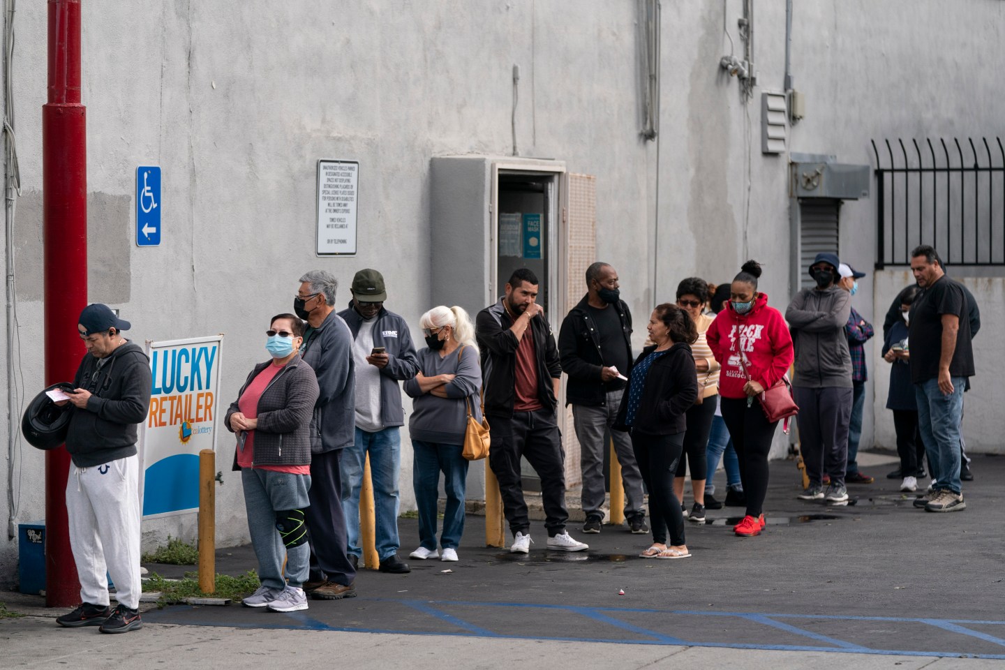 Lottery ticket buyers