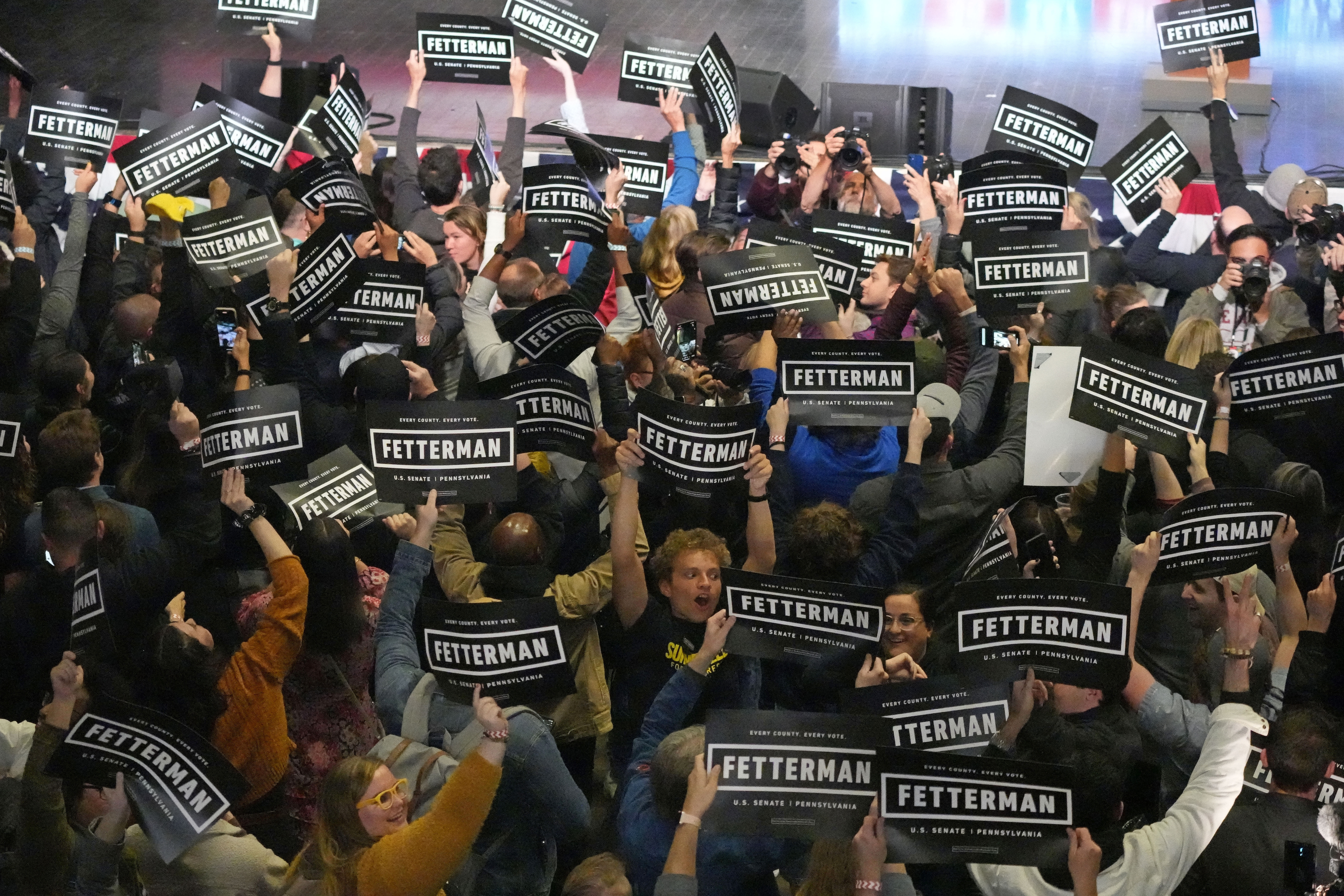 John Fetterman supporters