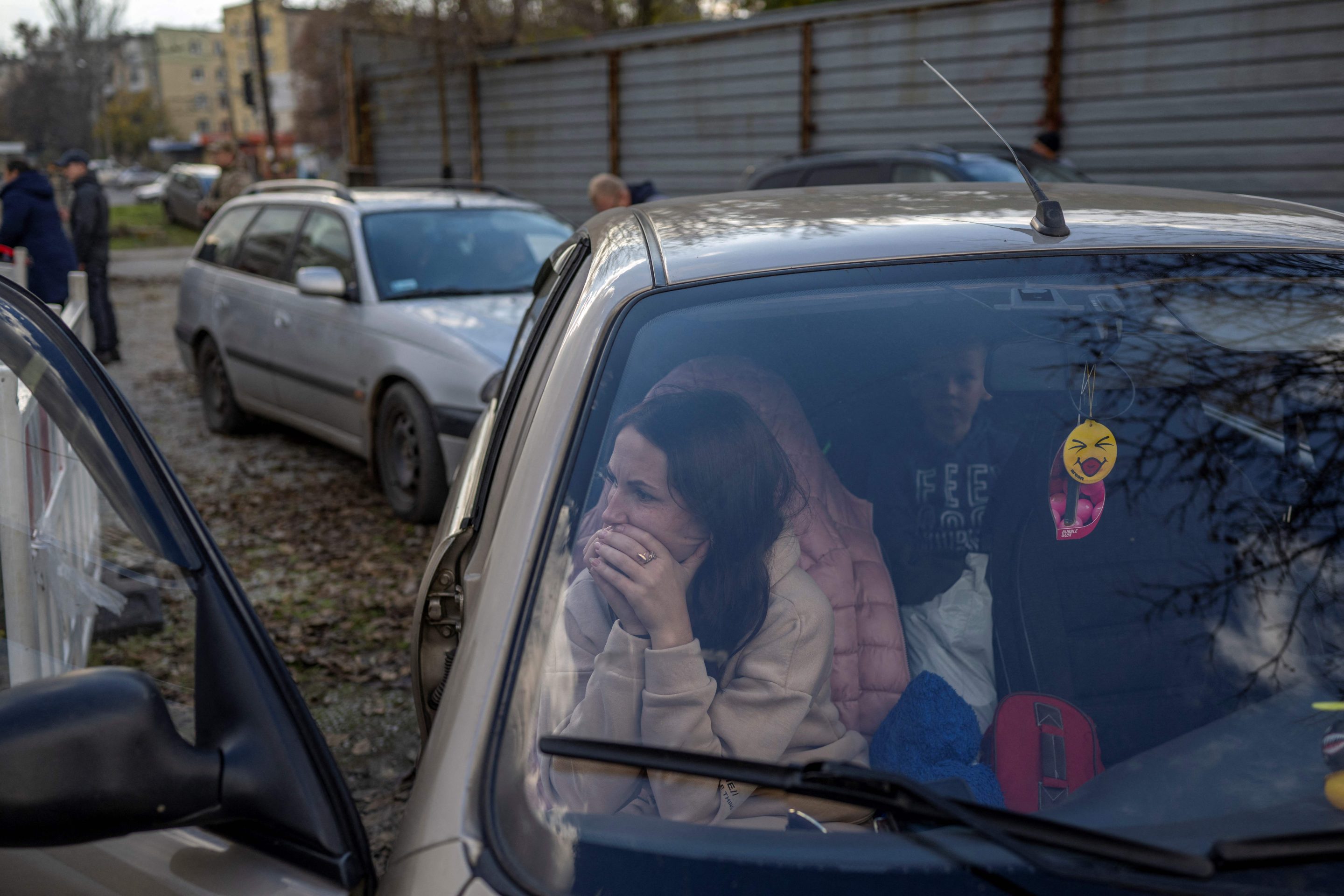 A Ukrainian family flees Russian-occupied territory. With unrest on the rise across the world, surveys show most people are looking to business for leadership.