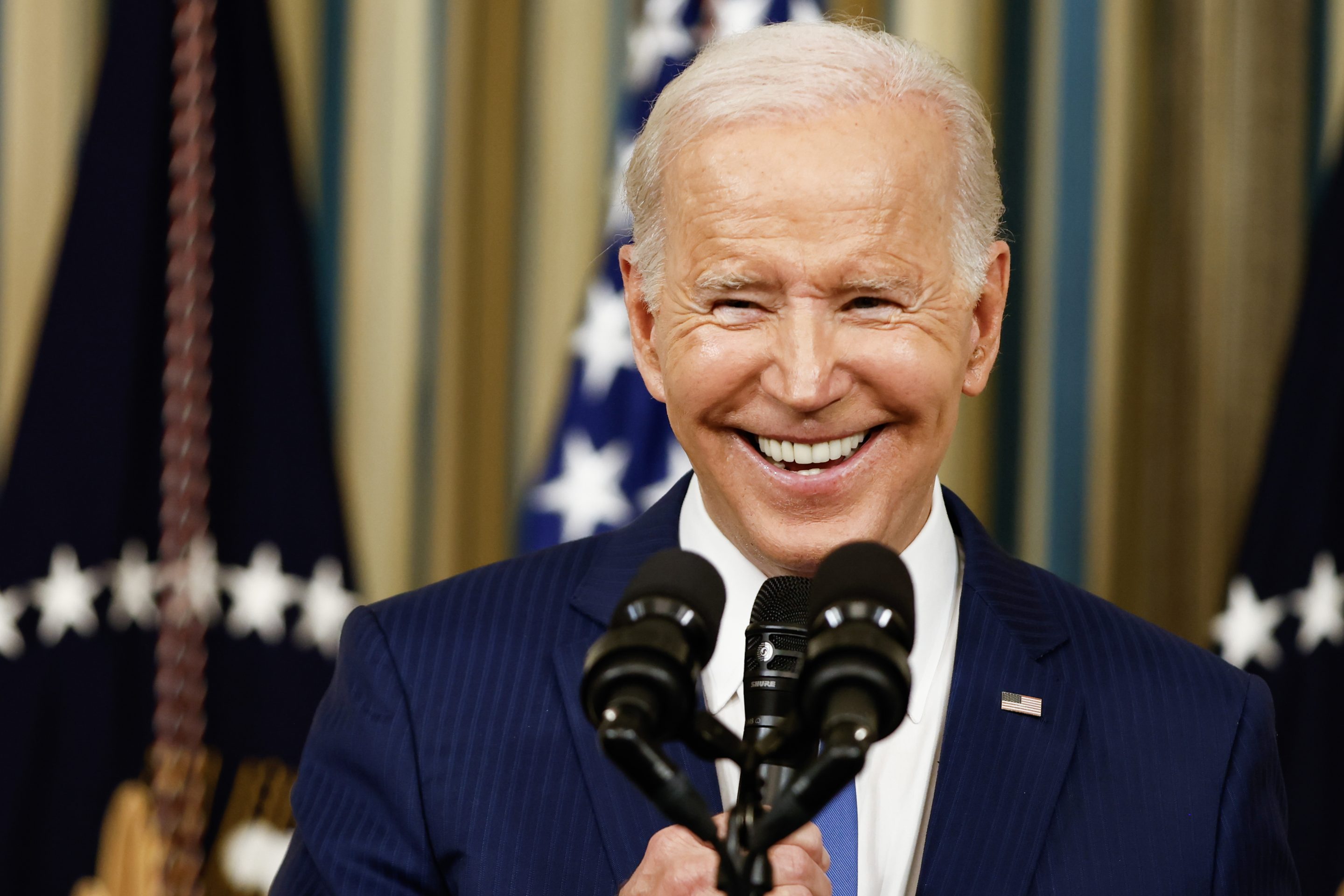 U.S. President Joe Biden takes questions from reporters in the wake the midterm elections on Nov. 9.