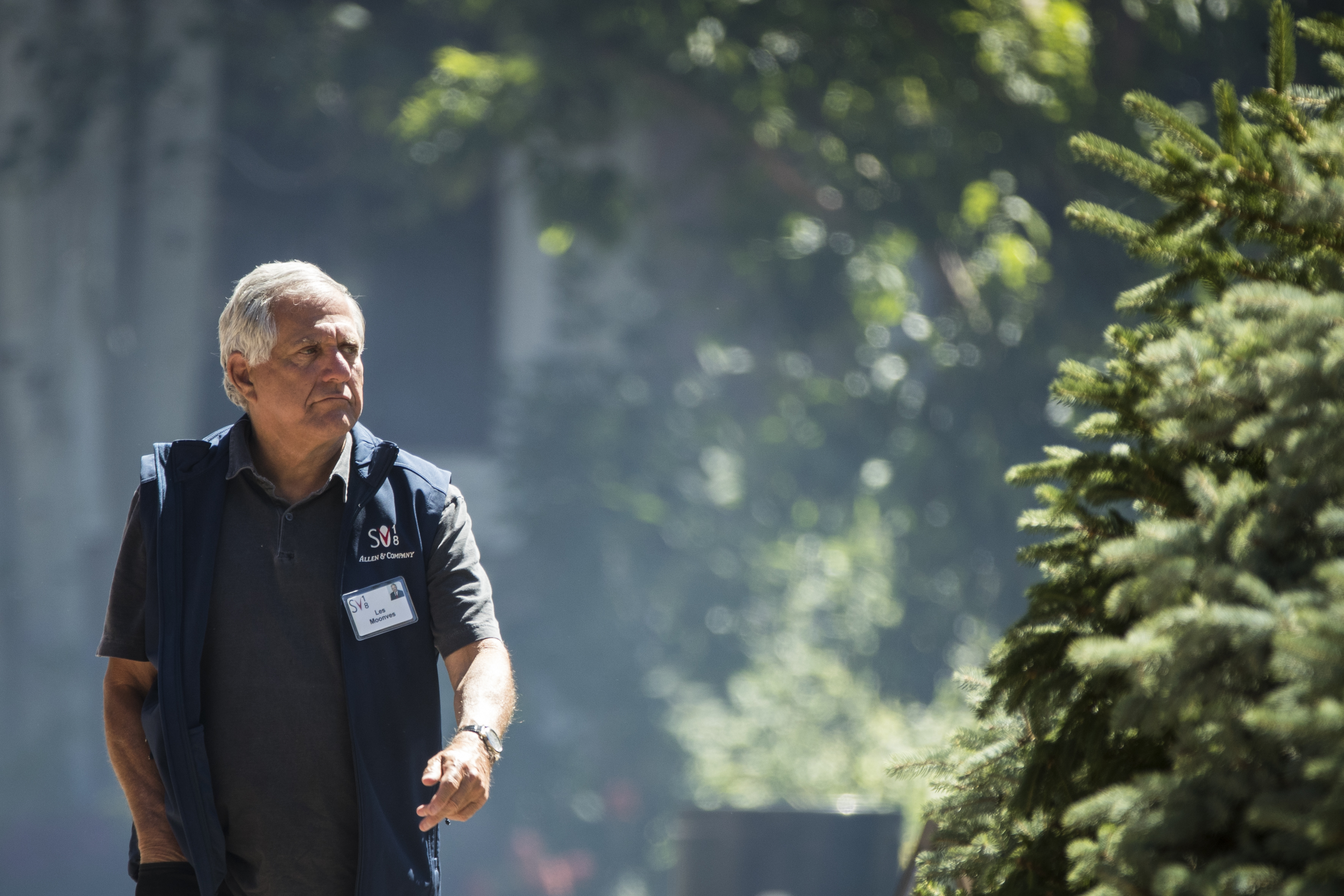 Former CBS president Leslie Moonves.