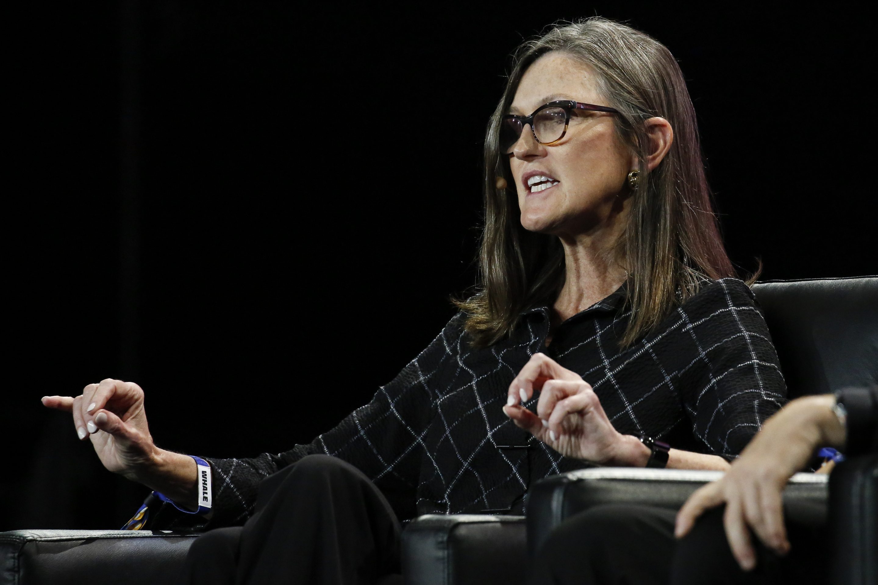 Cathie Wood is unfazed by investor doubts about Tesla, Coinbase, and Bitcoin.
