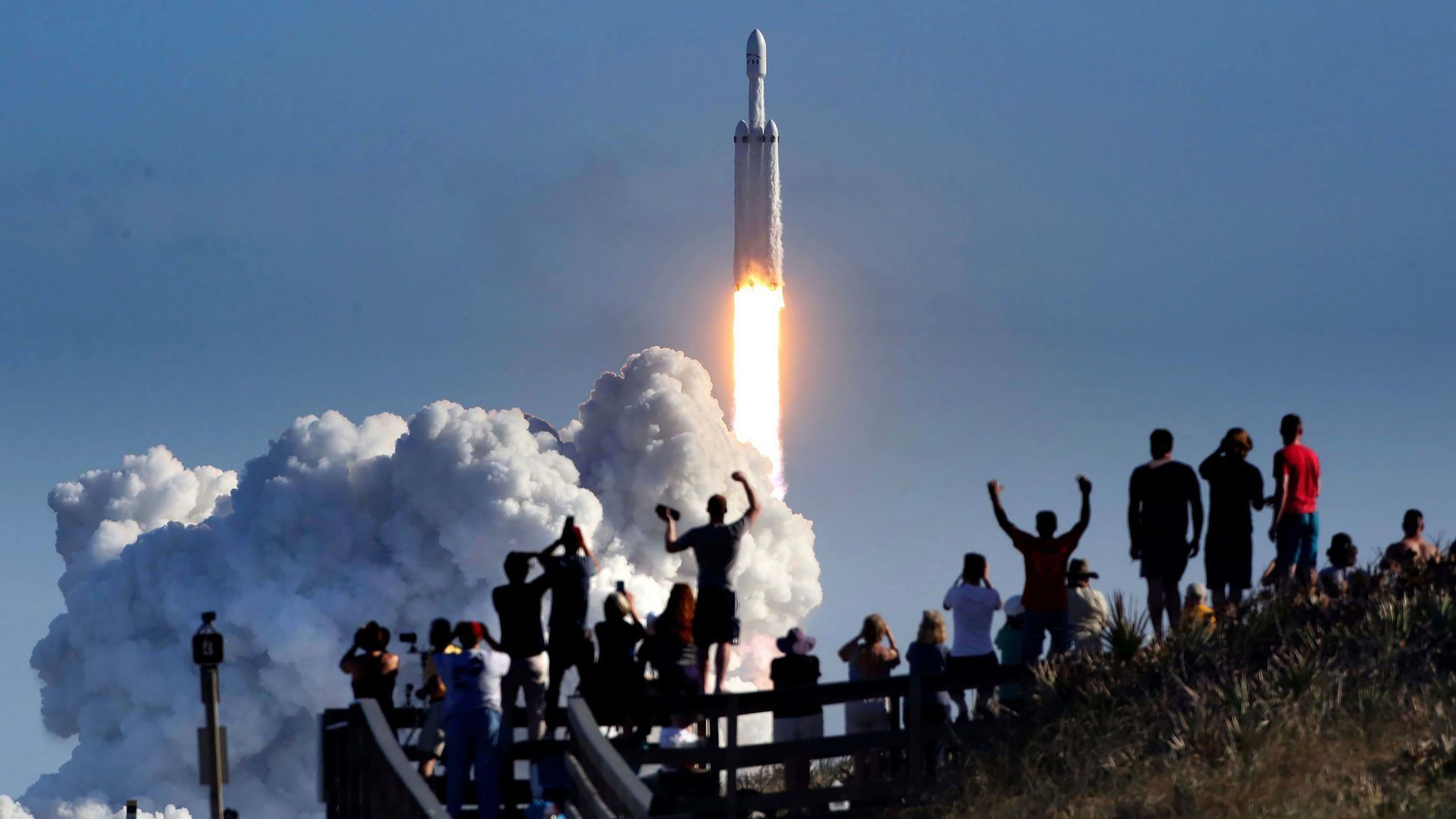 SpaceX Falcon Heavy rocket.