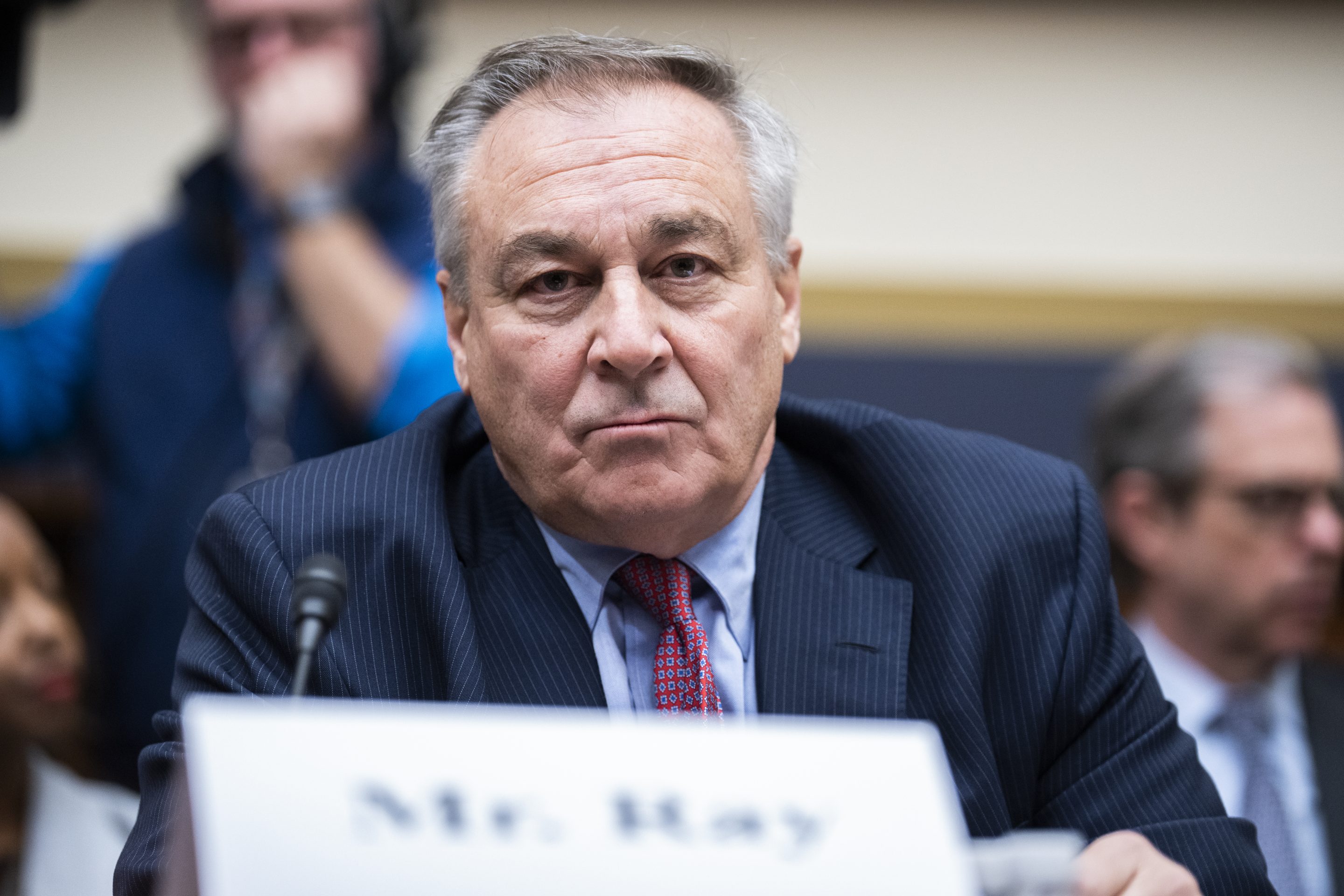 John J. Ray III, CEO of FTX Group, testifies during the House Financial Services Committee hearing titled Investigating the Collapse of FTX