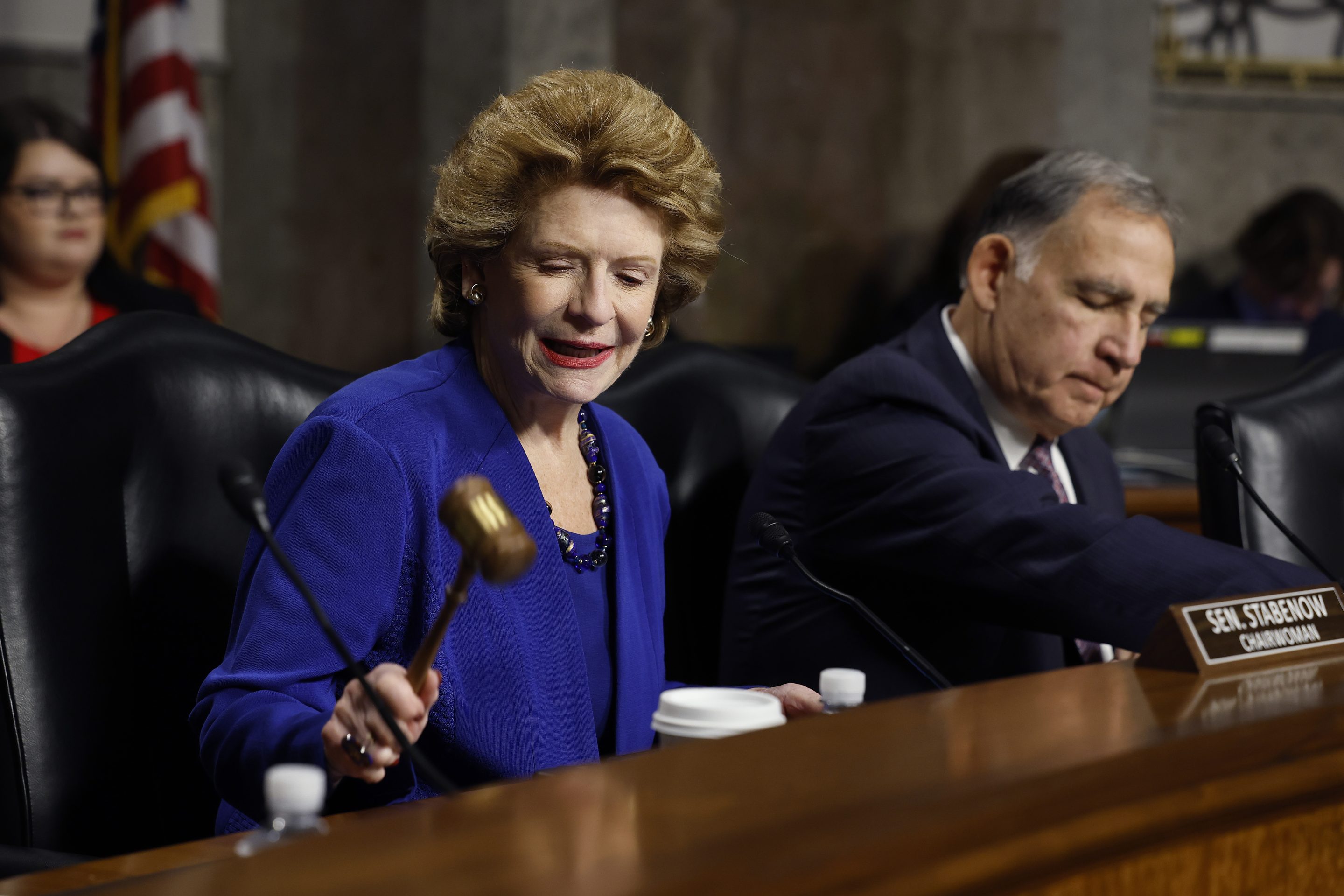 Chair Debbie Stabenow and ranking member Sen. John Boozman.