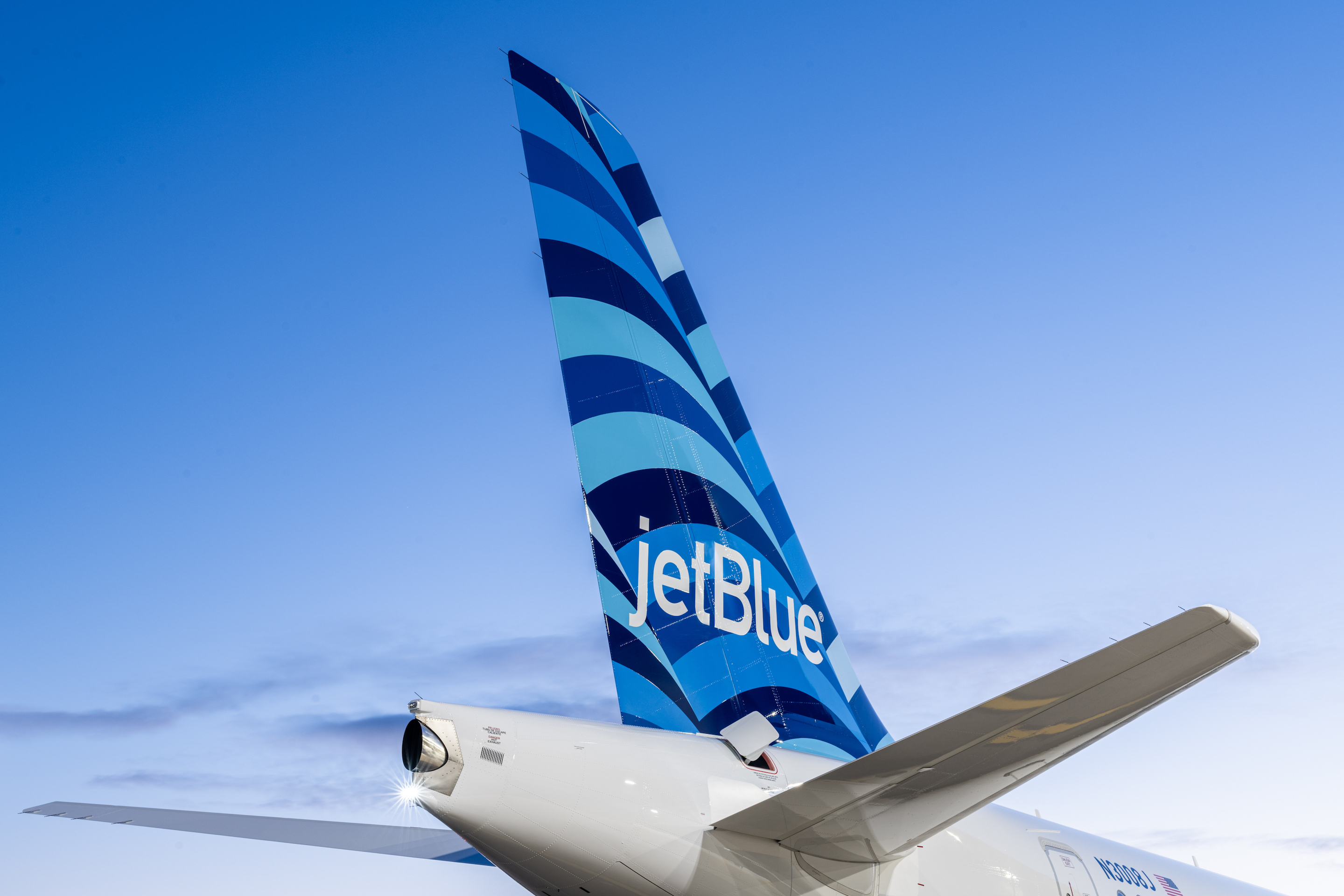 The A220, from Airbus, features brand-new engines that are 50% quieter and 25% more fuel efficient.
