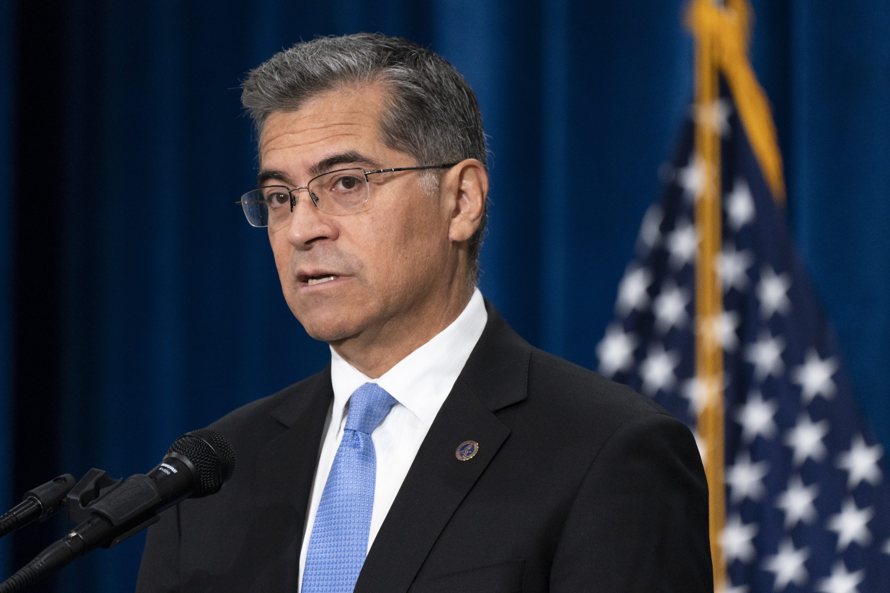 Health and Human Services Secretary Xavier Becerra.