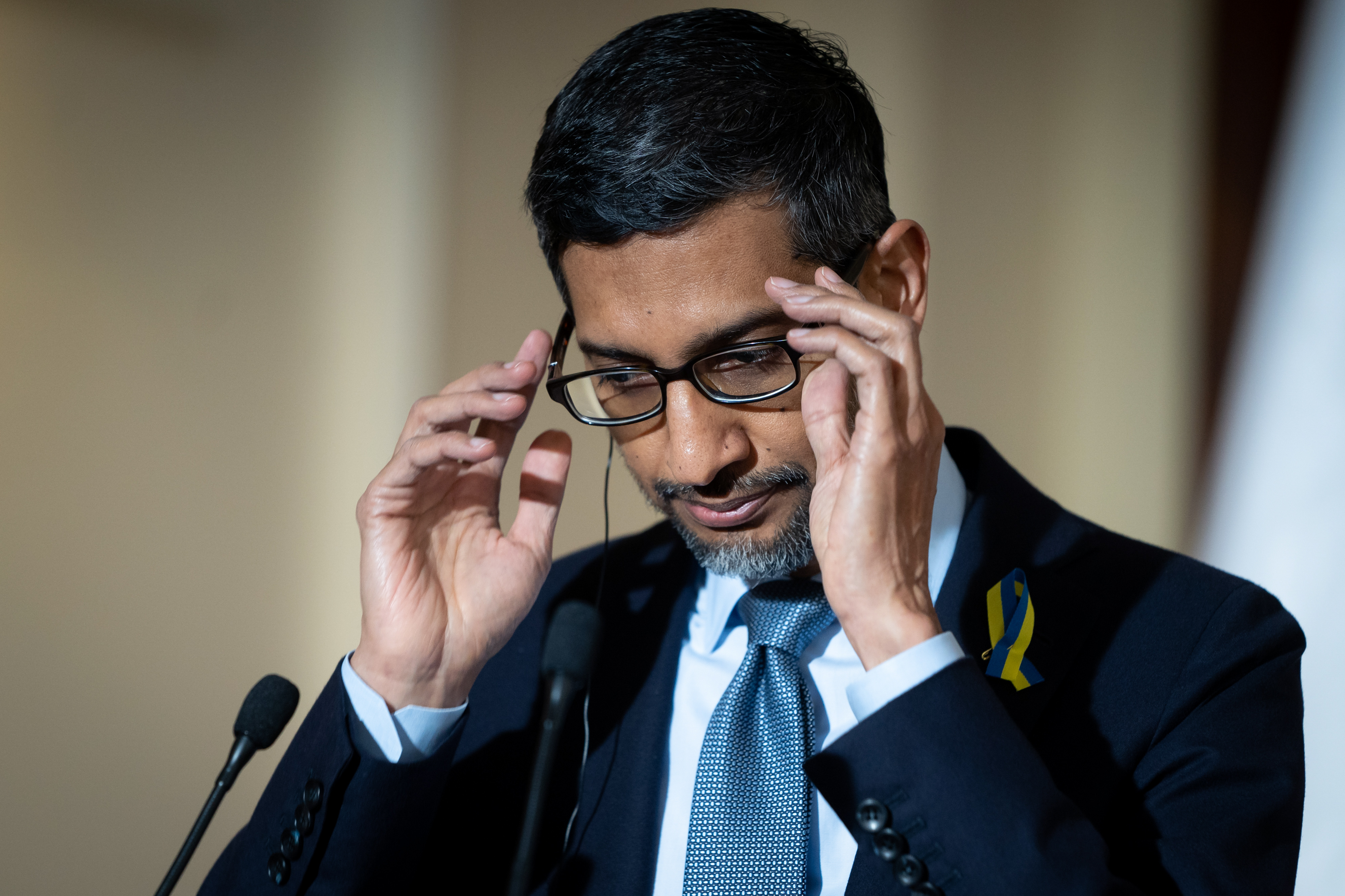 CEO of Alphabet and Google Sundar Pichai.