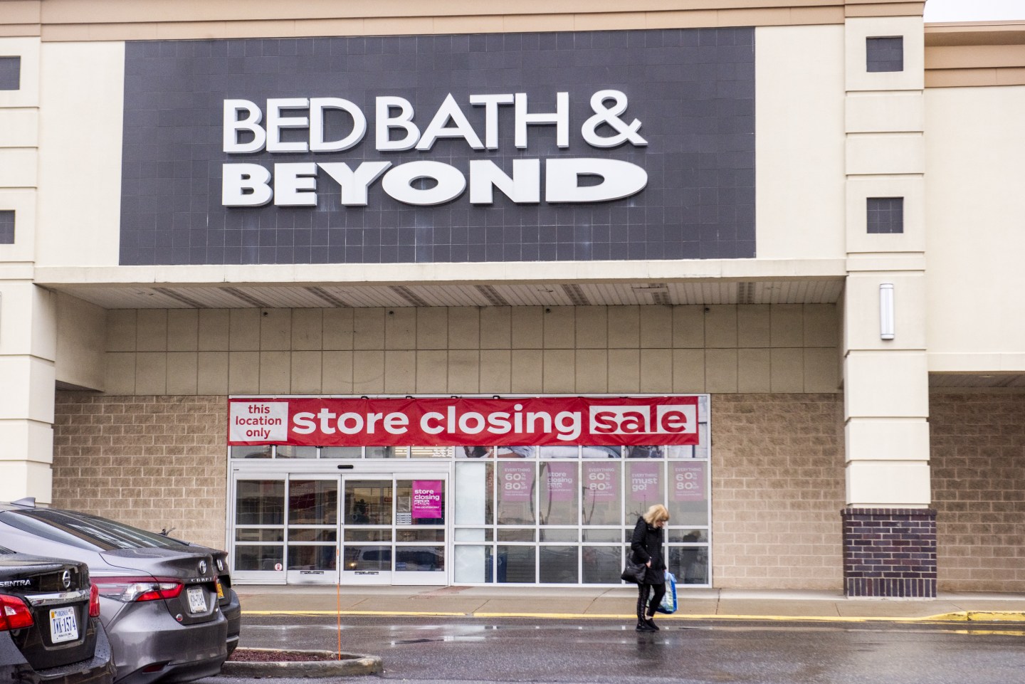 A "Store Closing" banner on a Bed Bath & Beyond store in Farmingdale, New York, US, on Friday, Jan. 6, 2023. Bed Bath & Beyond Inc. called off a proposed debt exchange and said it might not be able to continue as a going concern, bringing another US retail chain to the precipice of bankruptcy. Photographer: Johnny Milano/Bloomberg via Getty Images