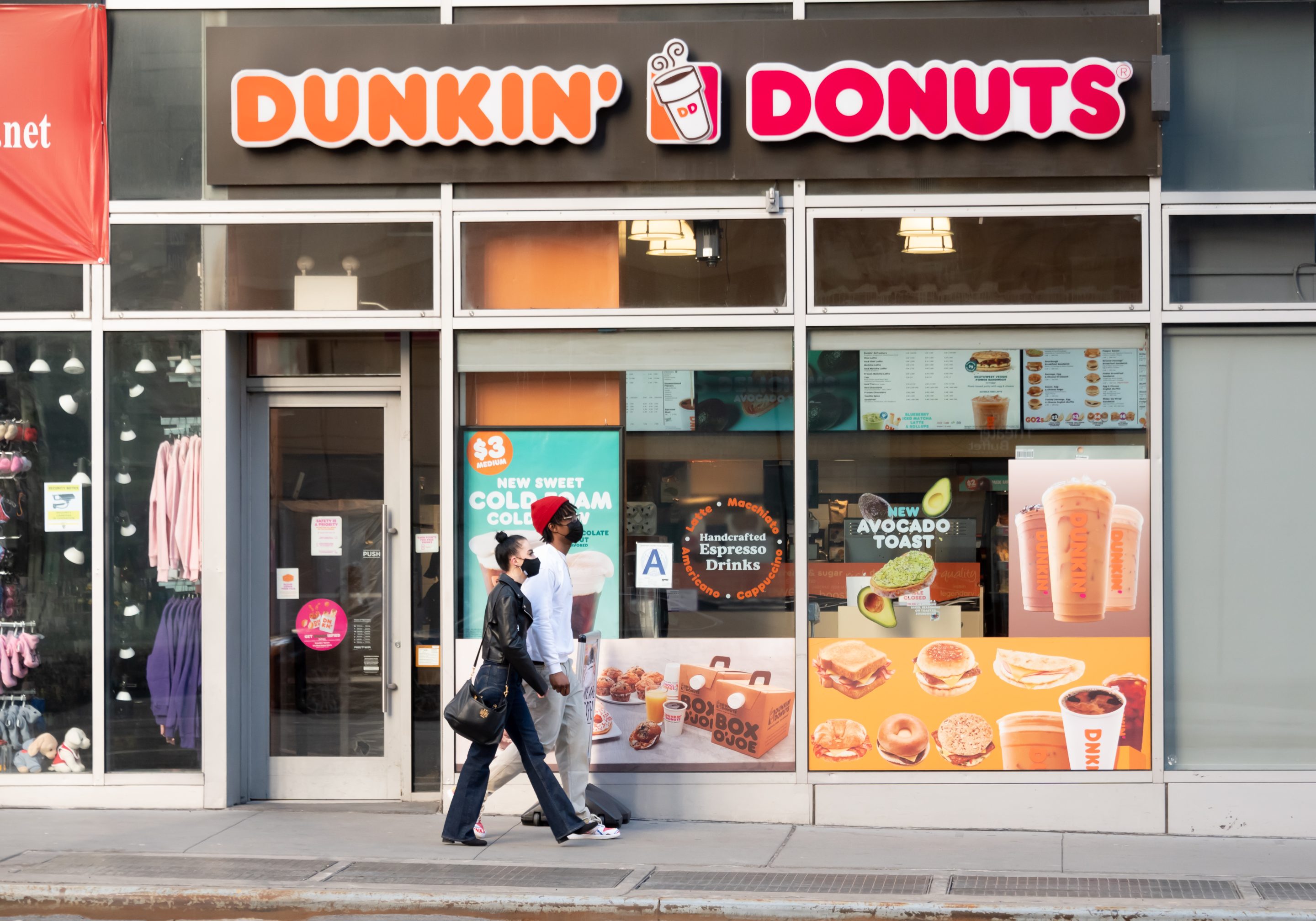 Dunkin' Donuts storefront is shown