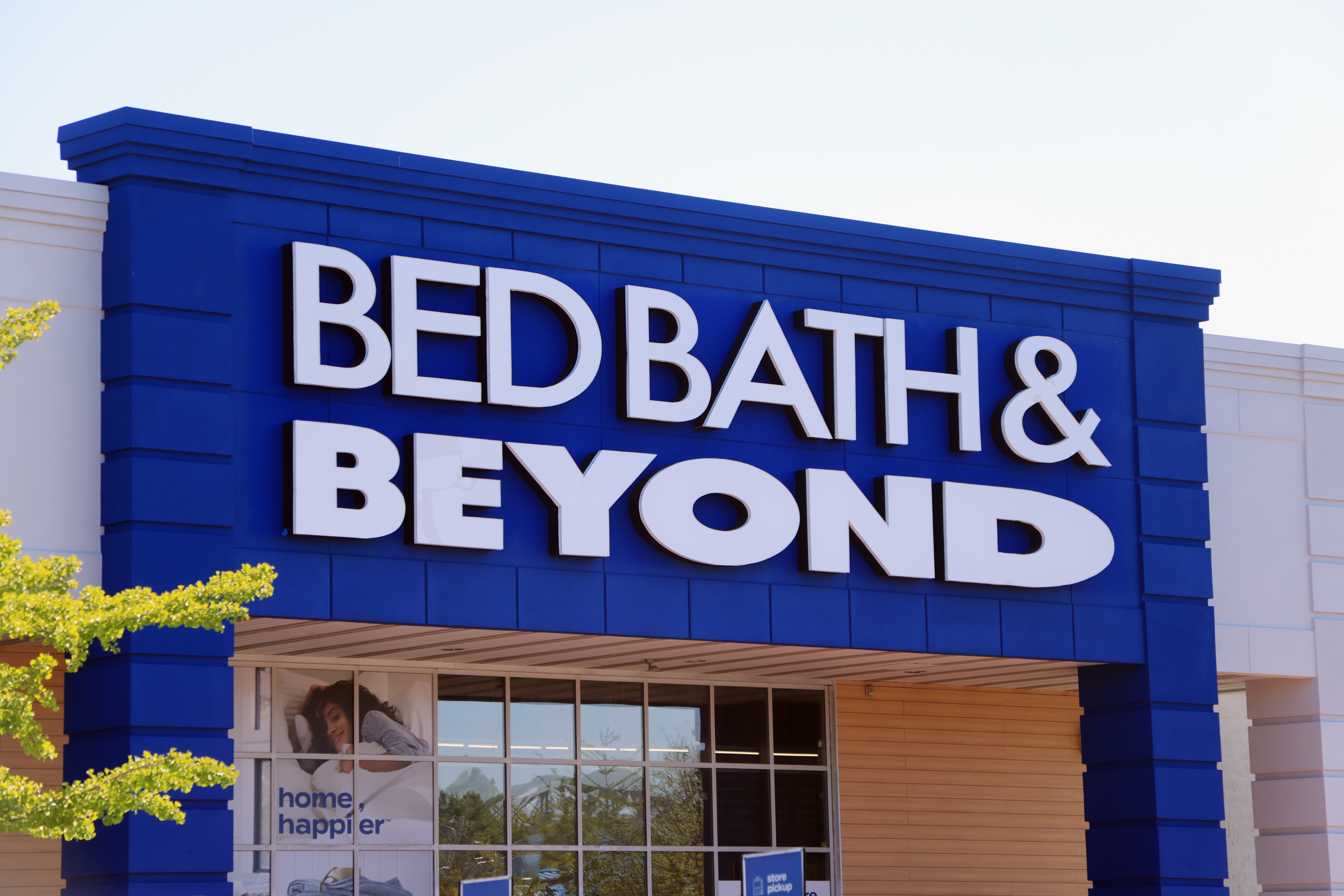A general view of a Bed Bath &amp; Beyond store on September 15, 2022 in Westbury New York, United States.