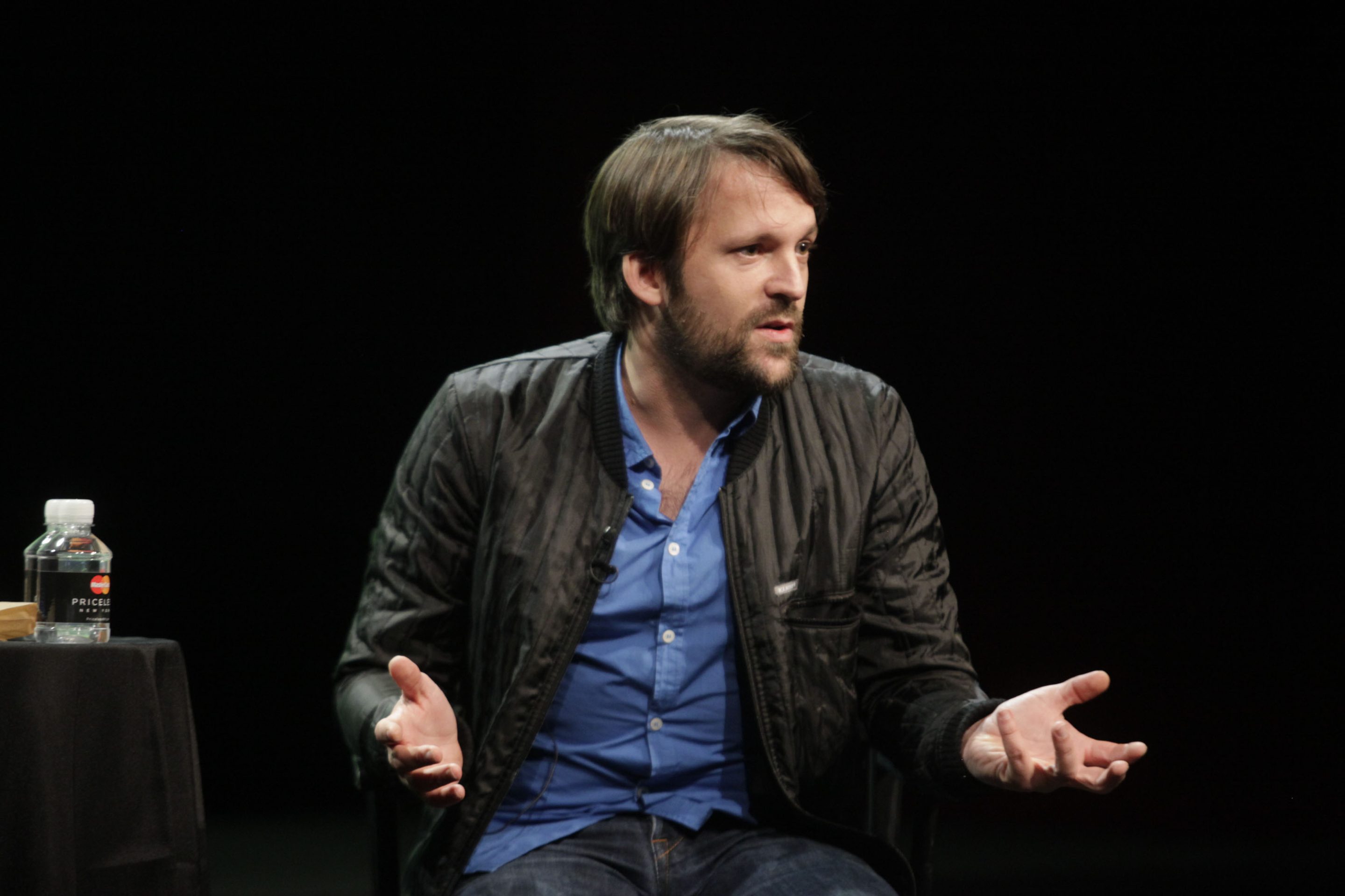 Chef Rene Redzepi attends The New Yorker Festival 2012 - In Conversation - Rene Redzepi And Jane Kramer at SVA Theatre on October 7, 2012 in New York City.