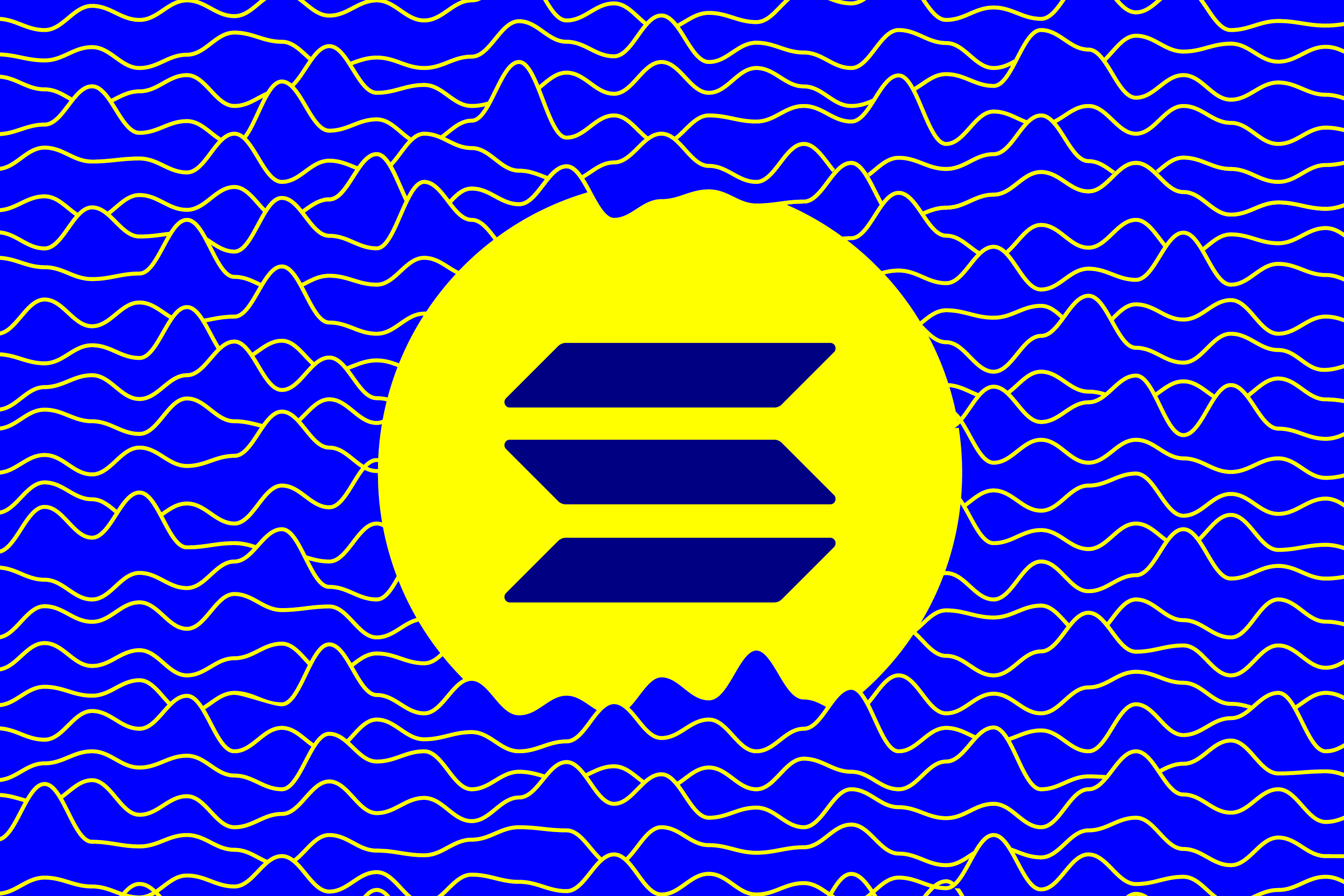 Photograph of the Solana logo