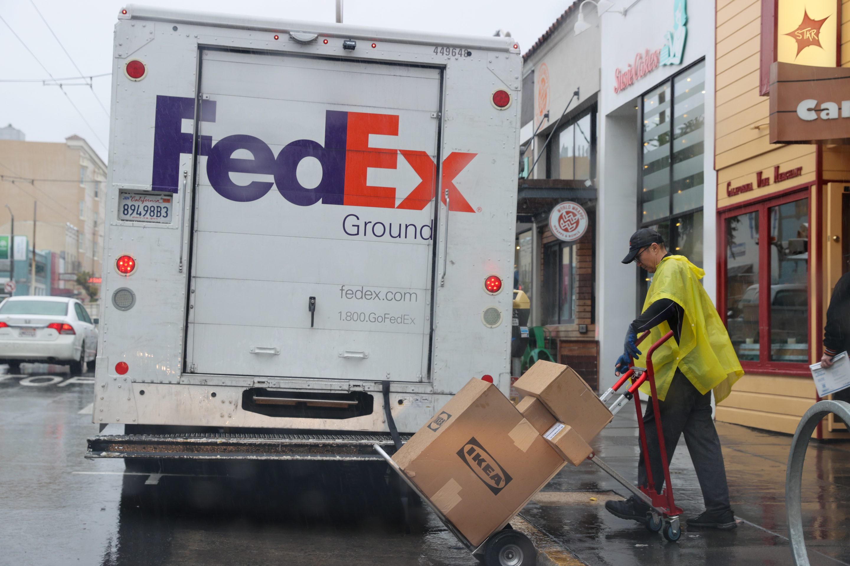 FedEx is cutting 10% of management positions. 