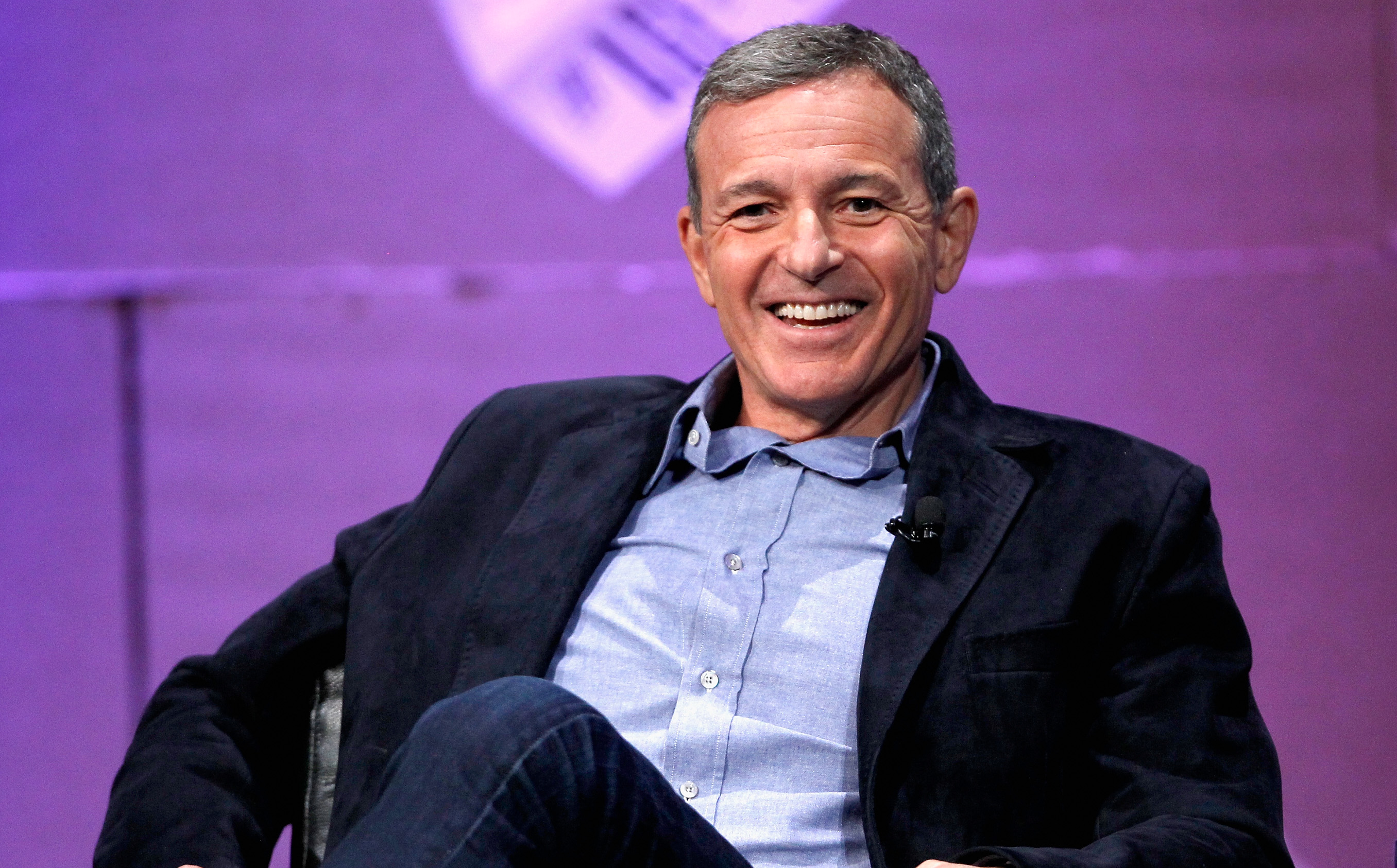 The Walt Disney Company Chairman and CEO Bob Iger speaks onstage during "From 7 Dwarves to 140 Characters" at the Vanity Fair New Establishment Summit at Yerba Buena Center for the Arts on October 9, 2014 in San Francisco, California.