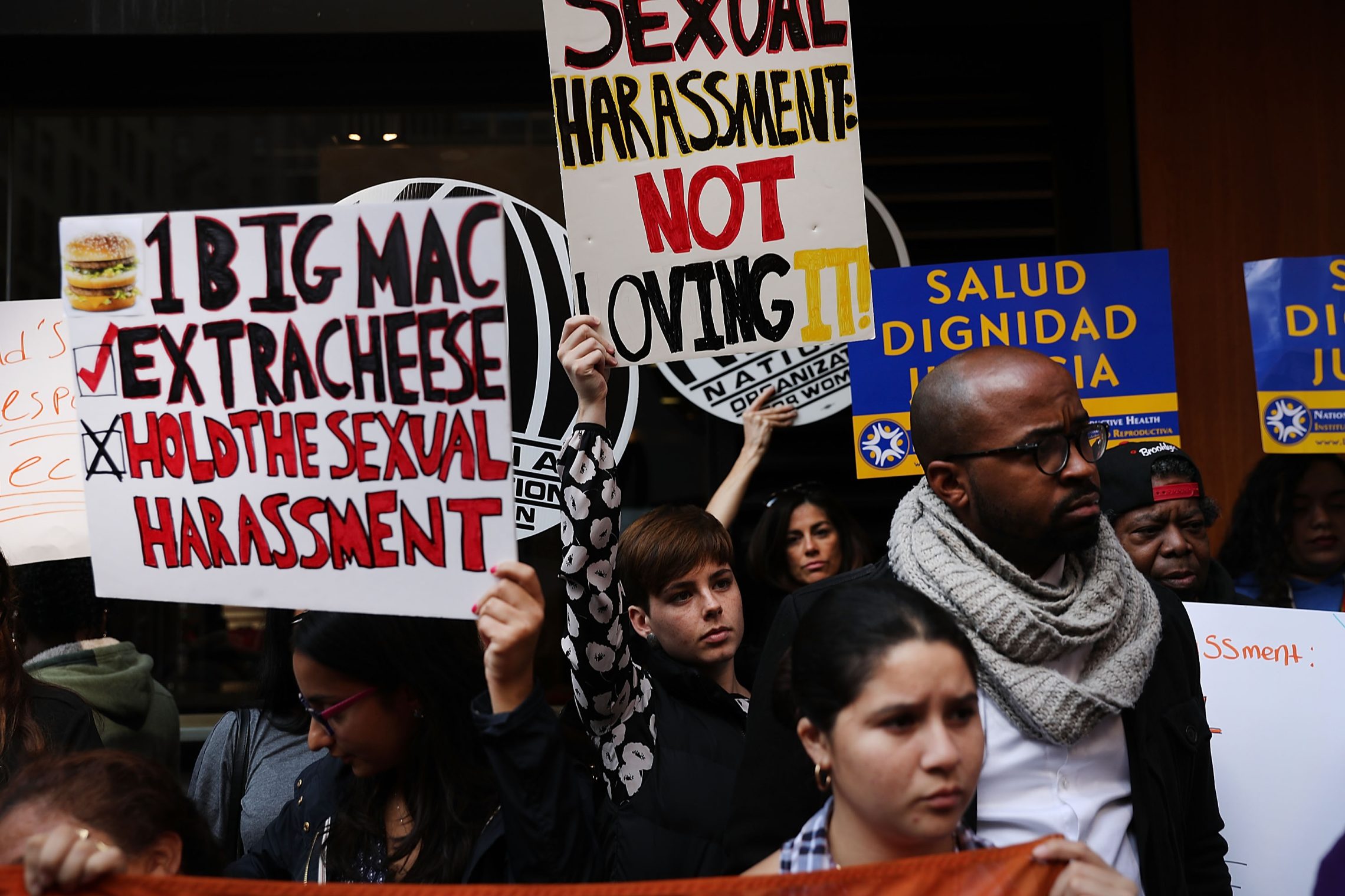 Workers Protest Sexual Harassment At McDonald's