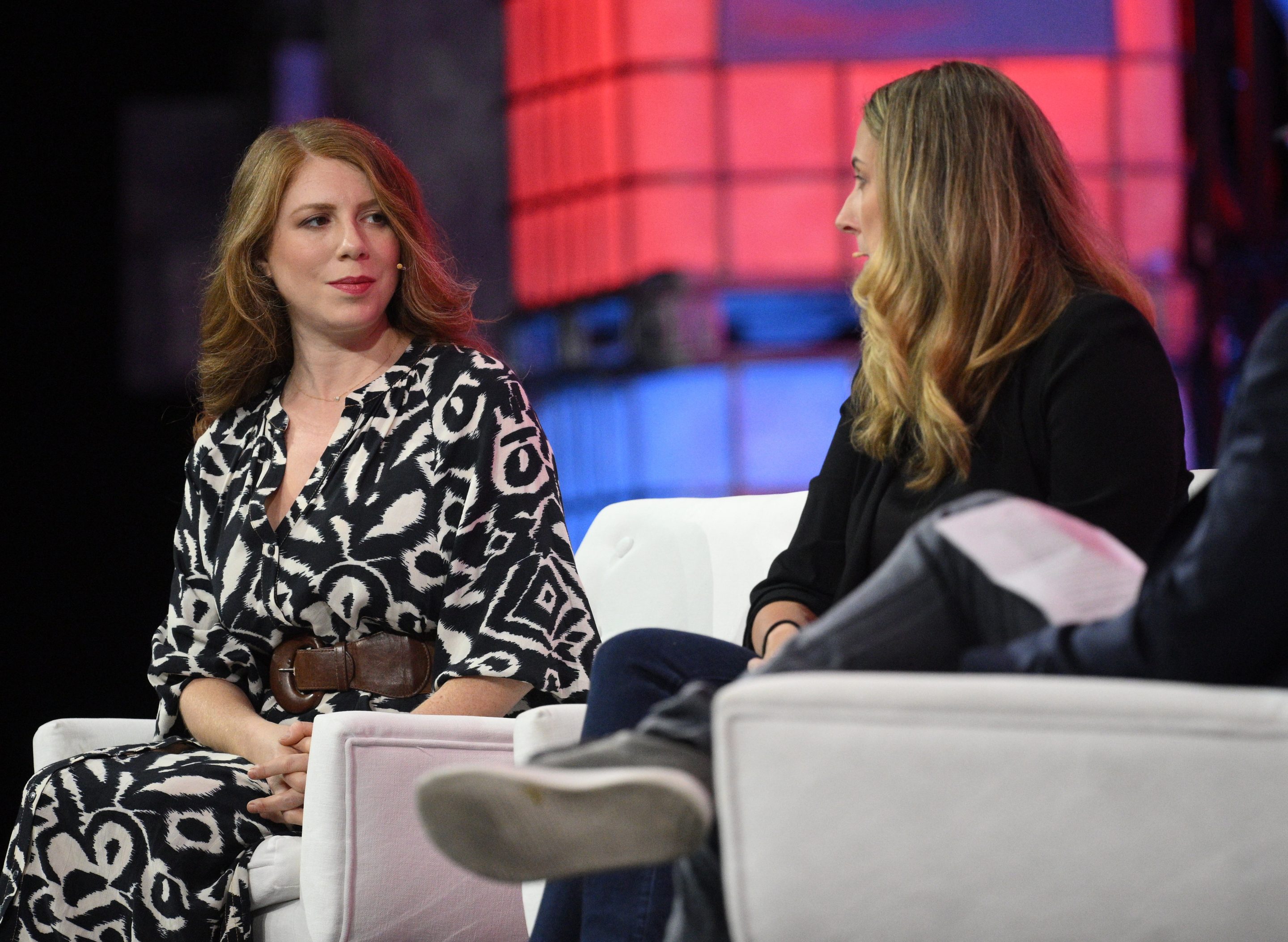 Chief co-founders Lindsay Kaplan and Carolyn Childers appear at Collision 2022 in Toronto, Canada, on June 21, 2022.