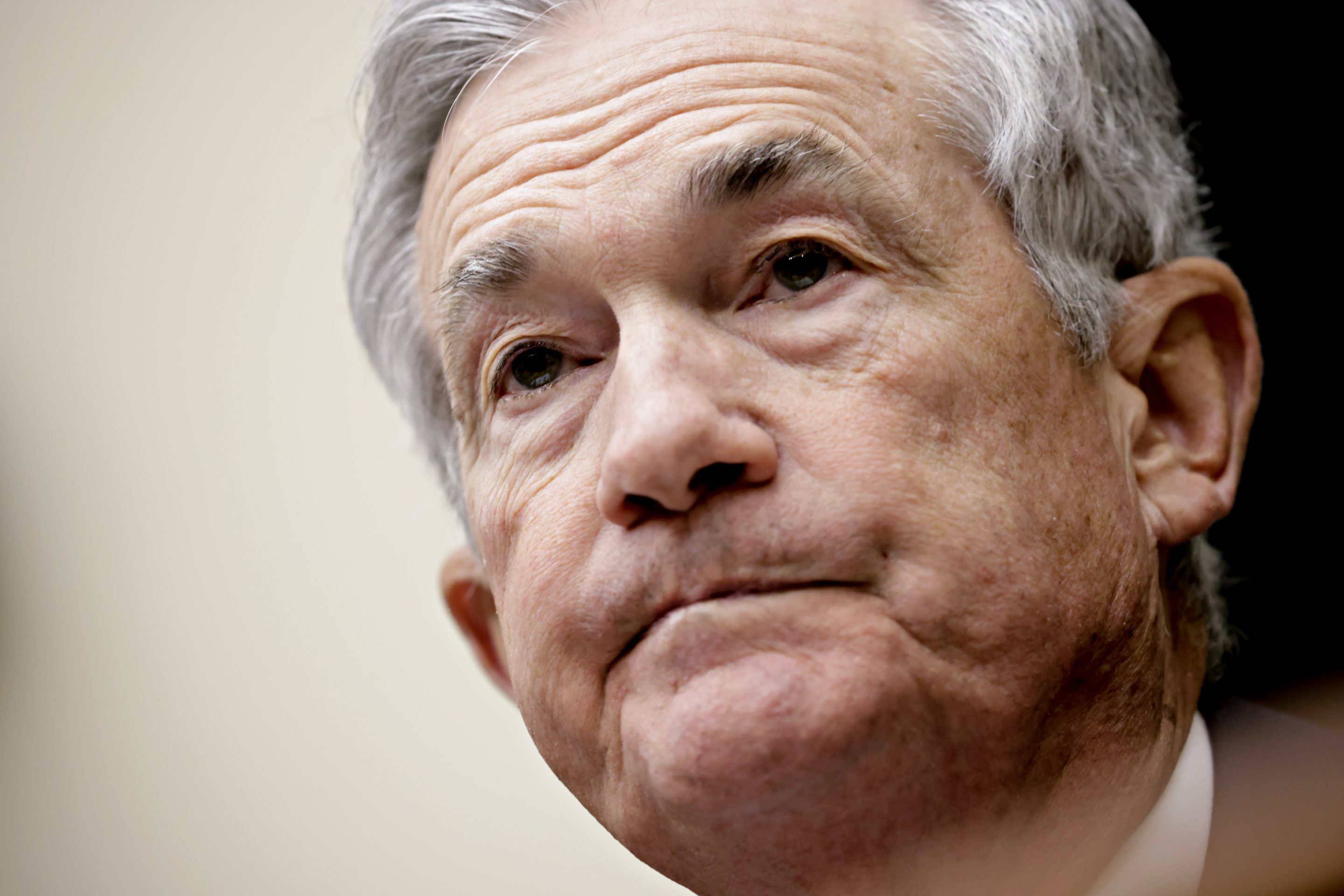 Jerome Powell, chairman of the US Federal Reserve, during a House Financial Services Committee hearing in Washington, DC on March 8, 2023.