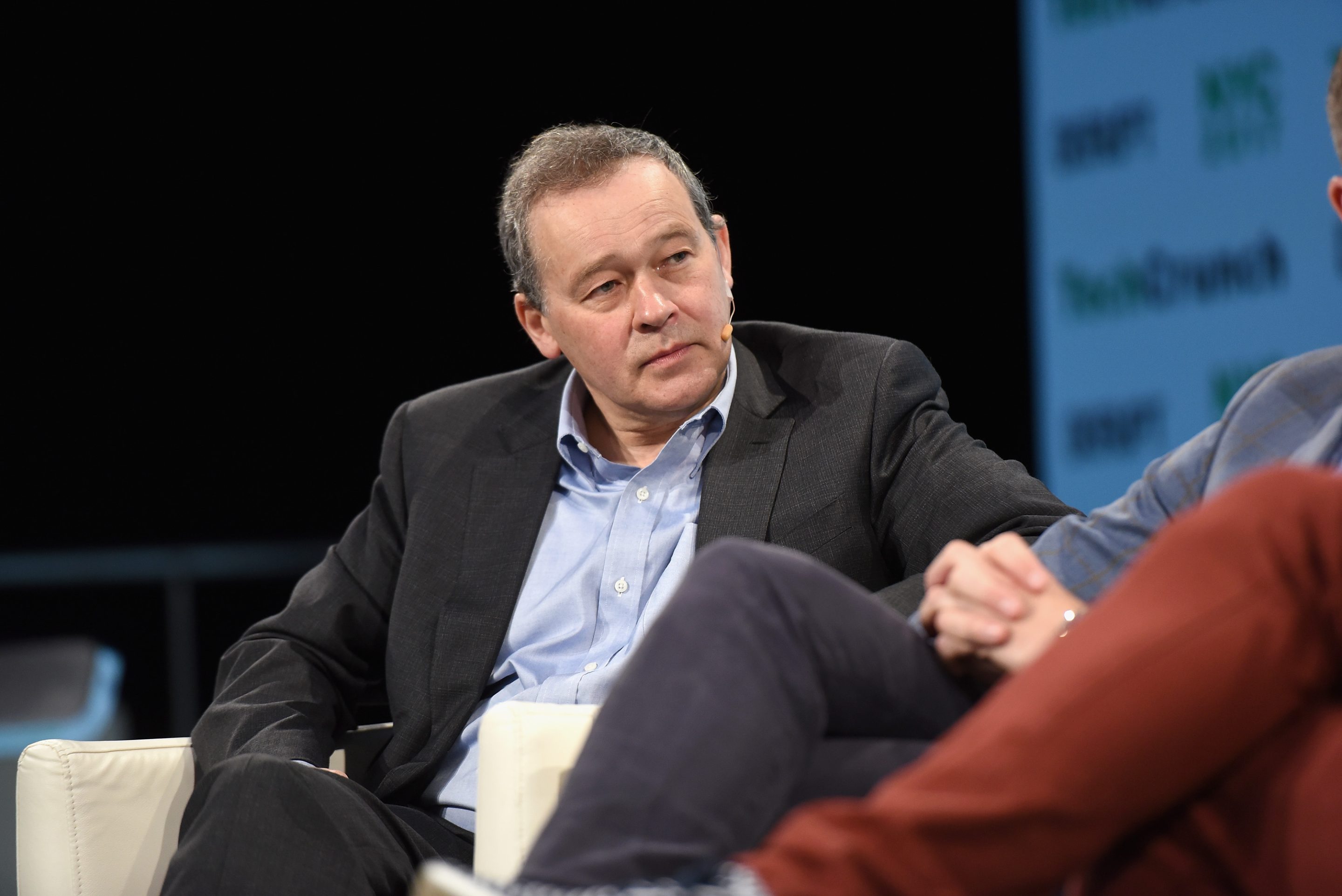 Lucid Motors' Peter Rawlinson speaks onstage during TechCrunch Disrupt NY on May 16, 2017 in New York City.