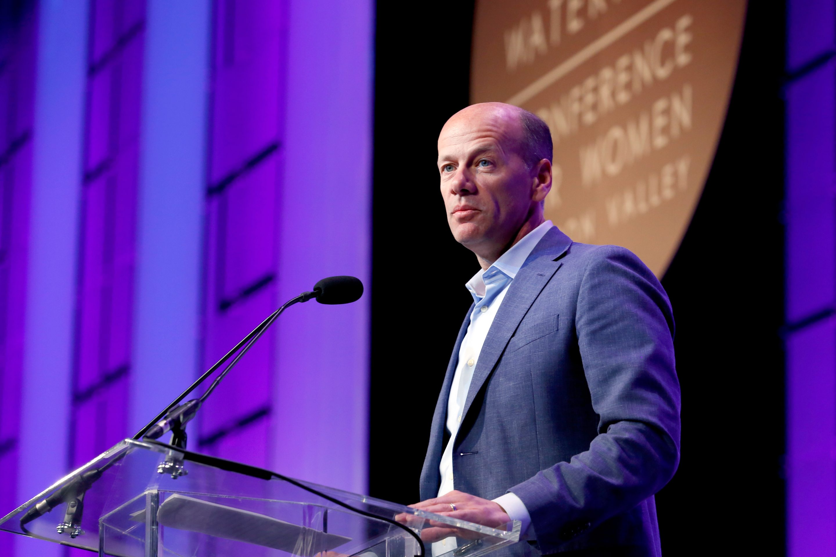 President and CEO of Silicon Valley Bank Greg Becker in February 2018.