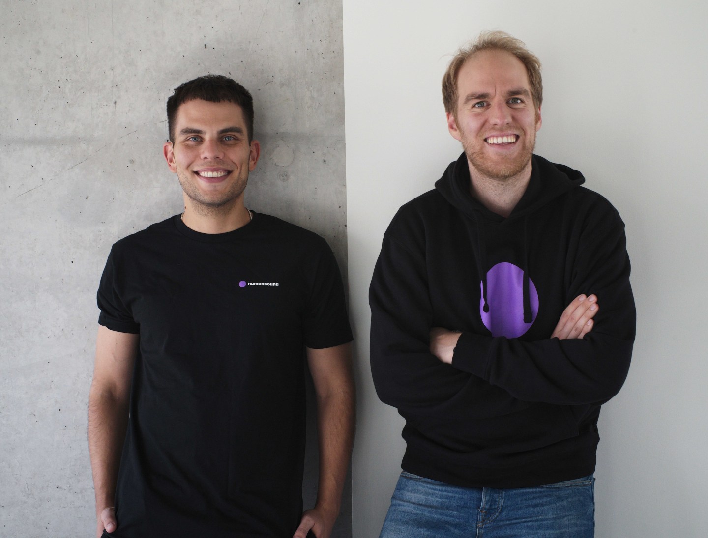 Violet cofounders Philipp Banhardt (left) and Markus Maier.