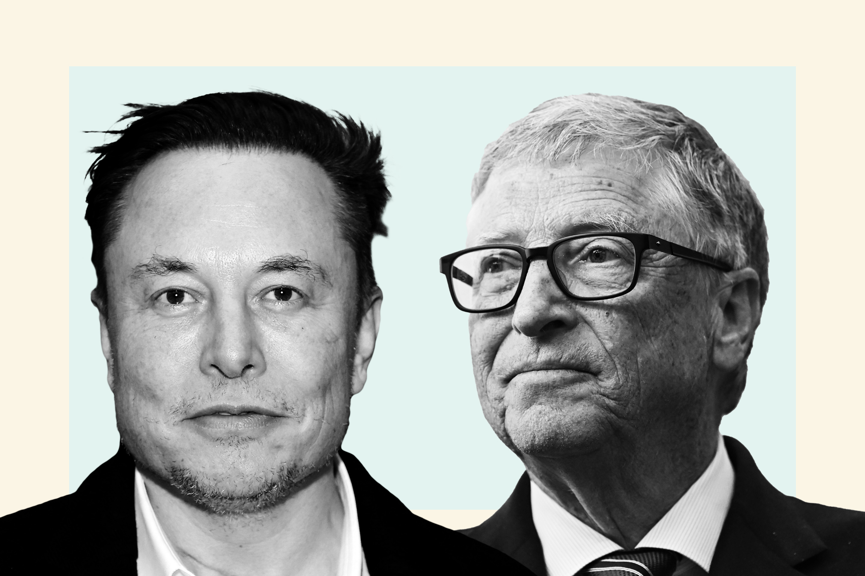 Elon Musk and Bill Gates.