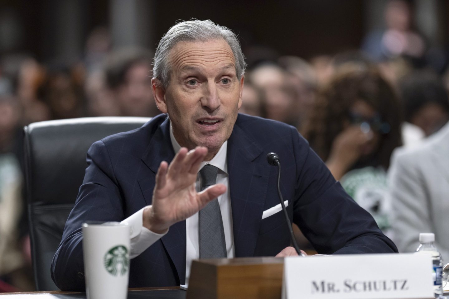Starbucks has fired a worker who helped spark the company’s massive unionization drive but she vows to fight to get her job back